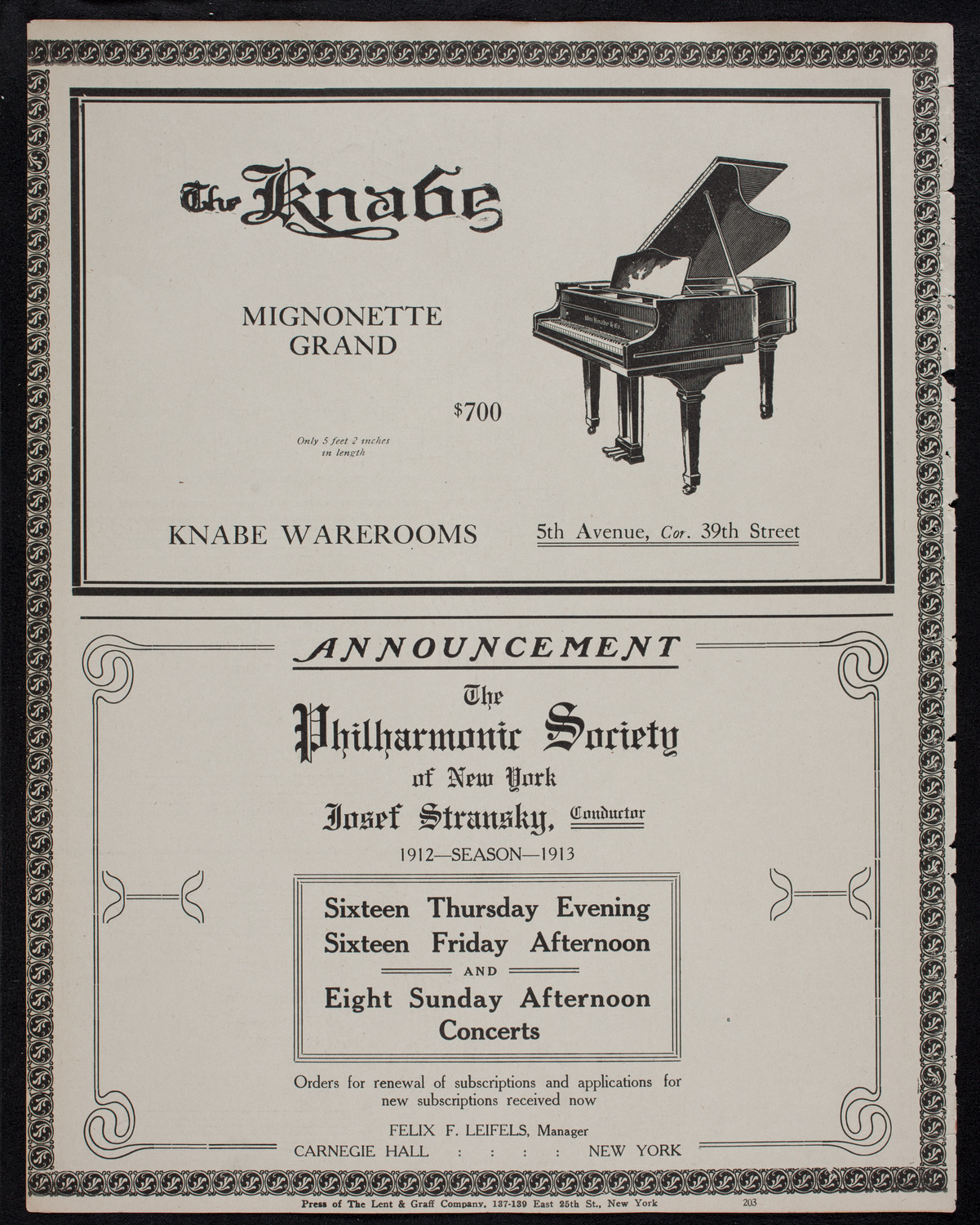 Graduation: New York Law School, June 13, 1912, program page 12