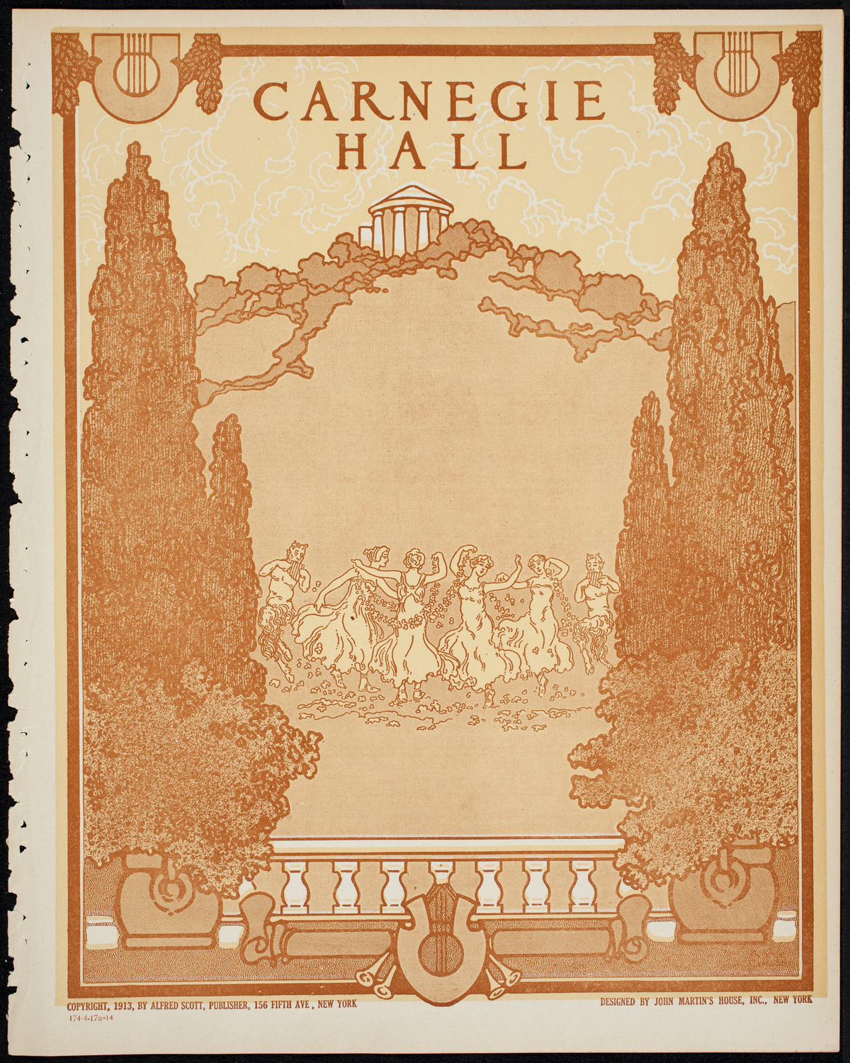 Josef Hofmann, Piano, and Mischa Elman, Violin, April 17, 1914, program page 1