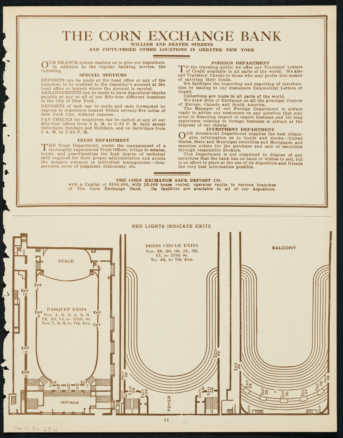 New York Philharmonic, November 30, 1923, program page 11