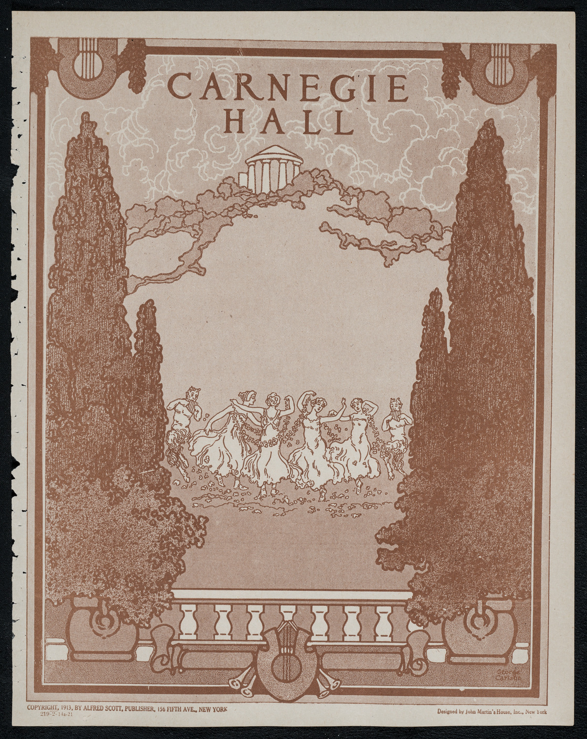 New York Symphony Orchestra, February 14, 1921, program page 1