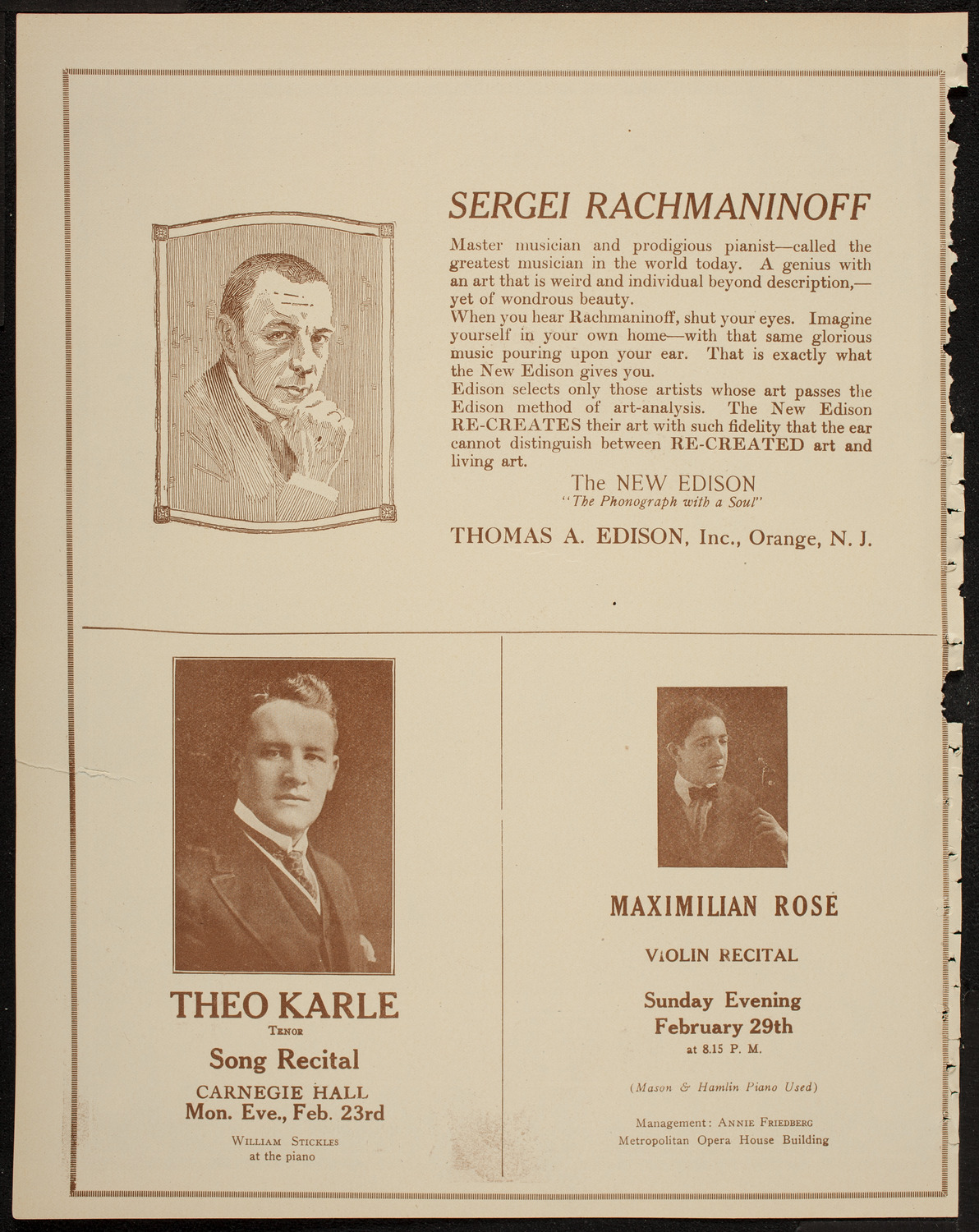Symphony Concert for Young People, February 21, 1920, program page 2