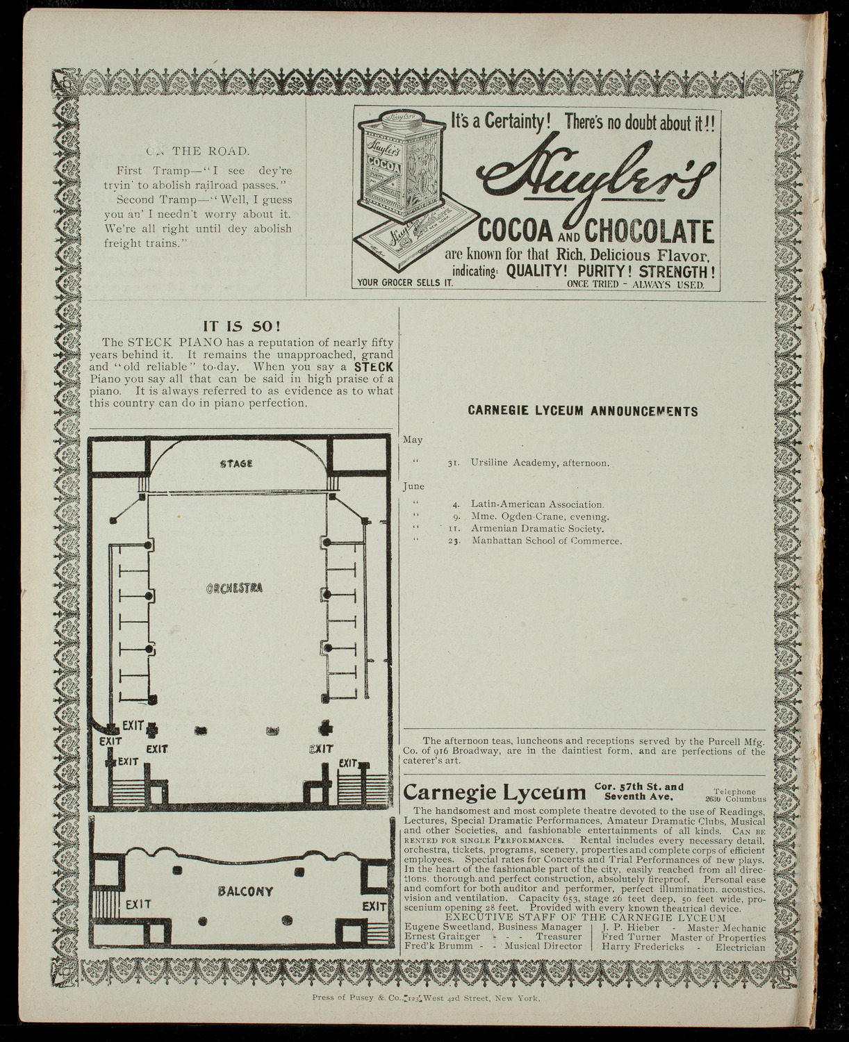 Pupils of Mrs. Leslie Morgan's School, May 27, 1904, program page 4