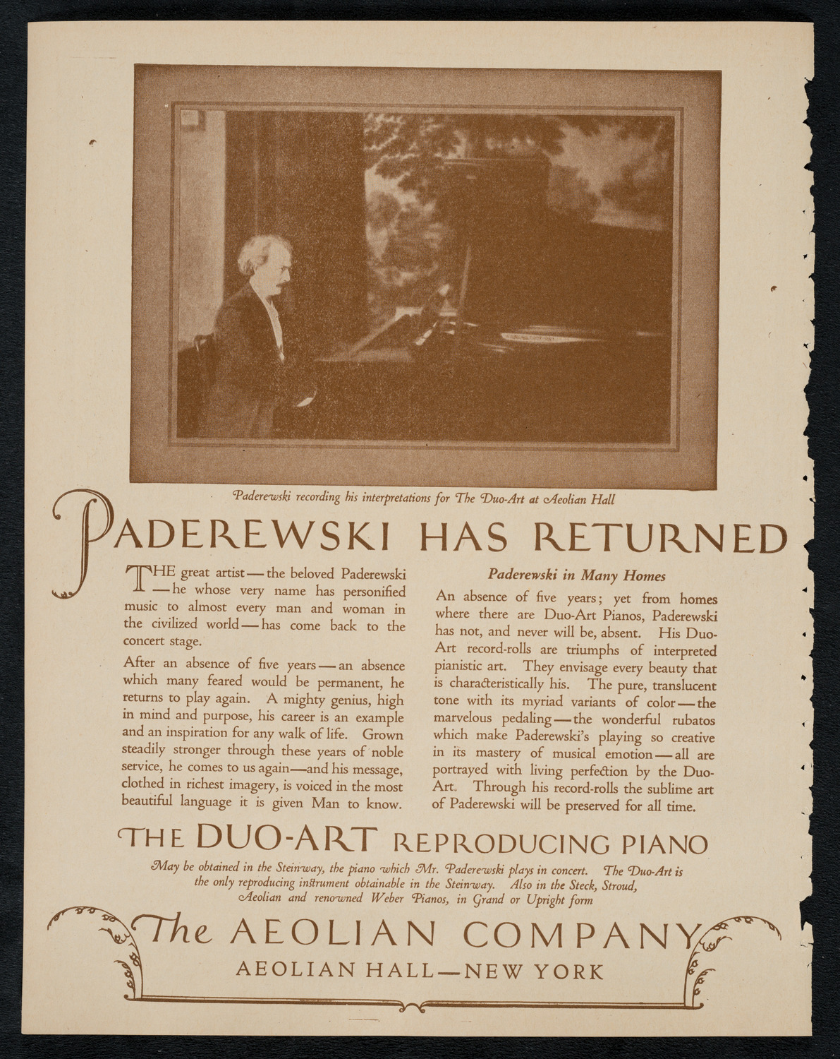 New York Philharmonic, March 1, 1923, program page 2