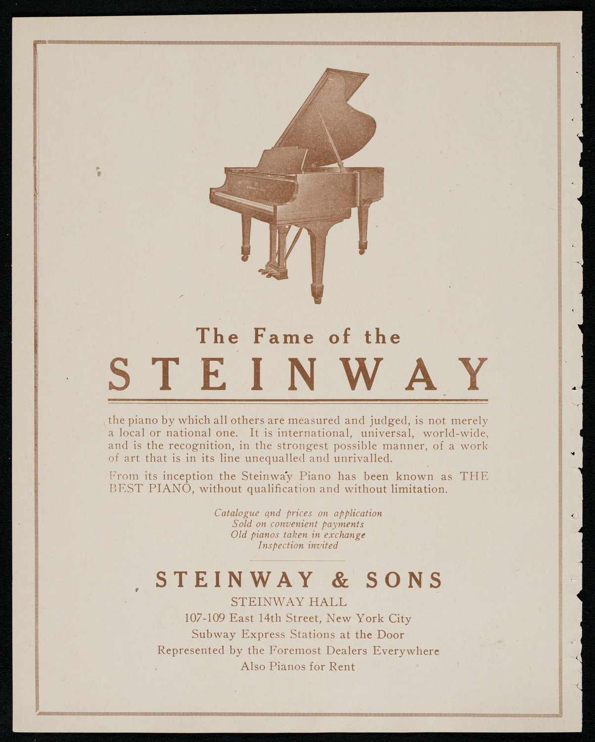 New York Symphony Orchestra, November 11, 1920, program page 4