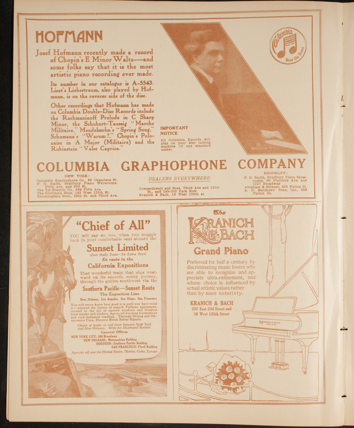 Lecture by David I. Walsh, February 1, 1915, program page 6