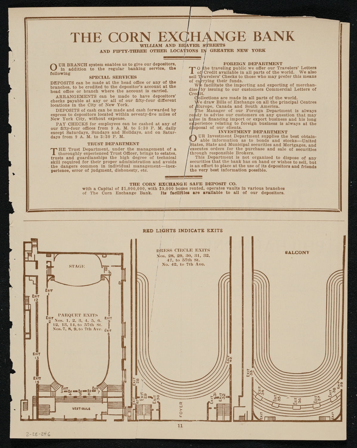 Miron Poliakin, Sara Sokolsky-Freid, and Adele Bliss, February 2, 1924, program page 11