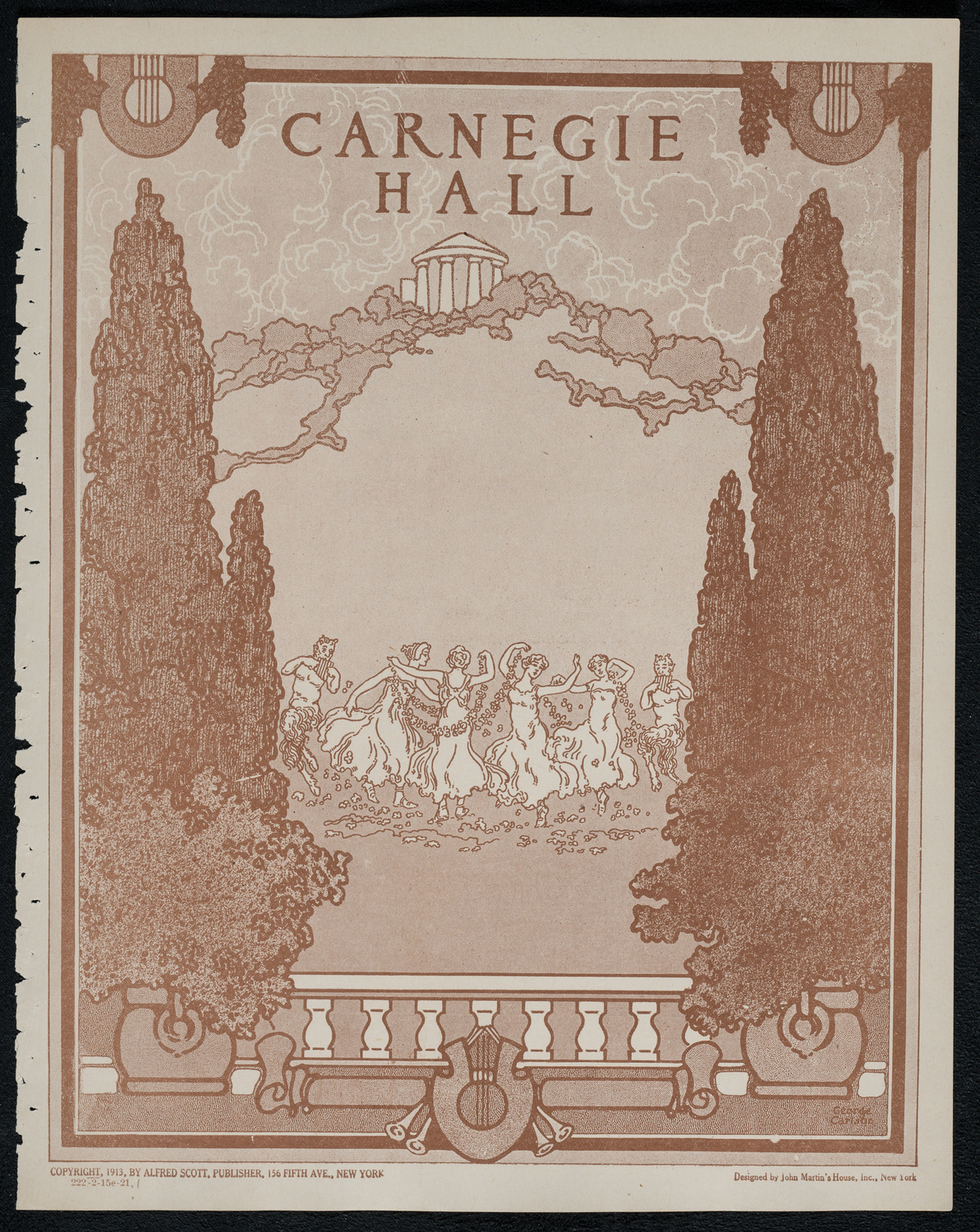 Fritz Kreisler, Violin, February 15, 1921, program page 1