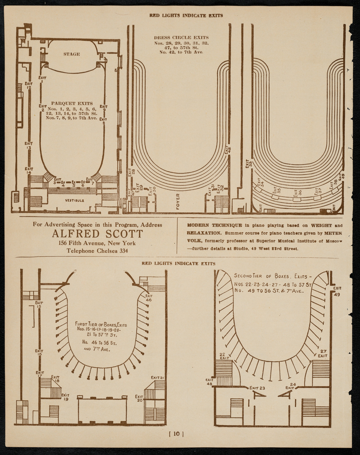 Florence Stern, Violin, April 30, 1922, program page 10