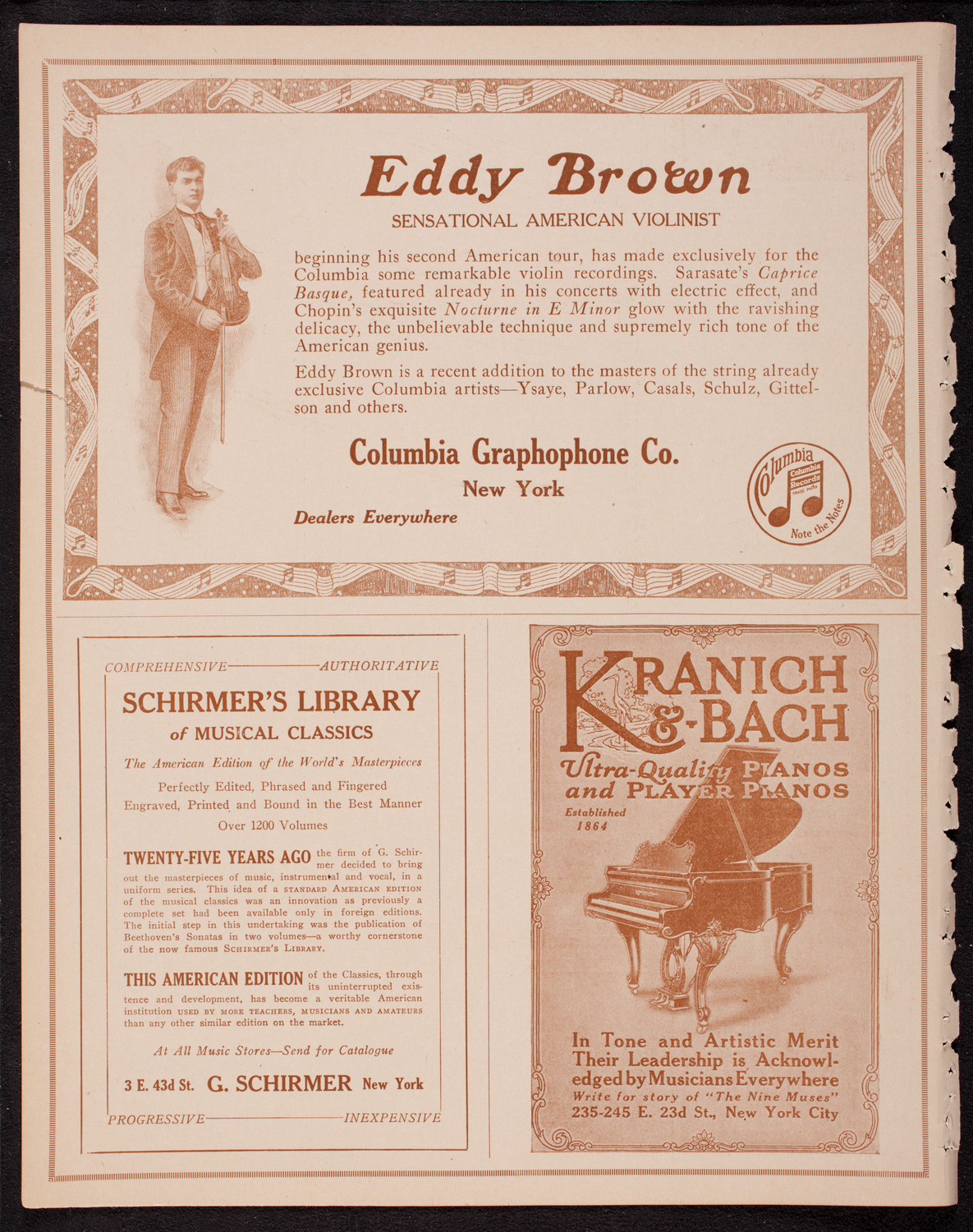 Anna Case, Soprano, October 11, 1916, program page 6