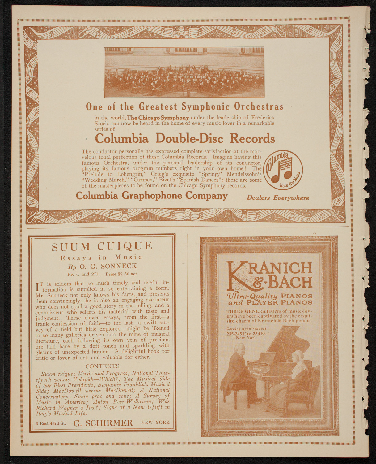 The Civic Forum, January 10, 1917, program page 6