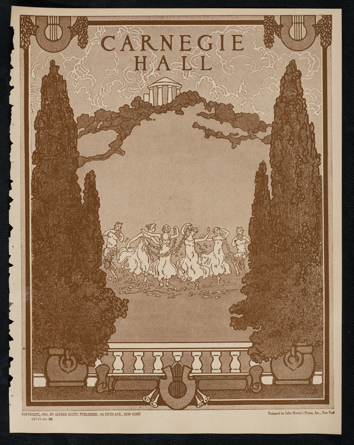 New York Philharmonic, March 2, 1923, program page 1