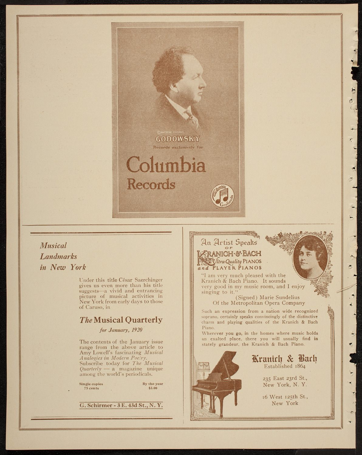 Olga Carrara, Soprano, March 1, 1920, program page 6