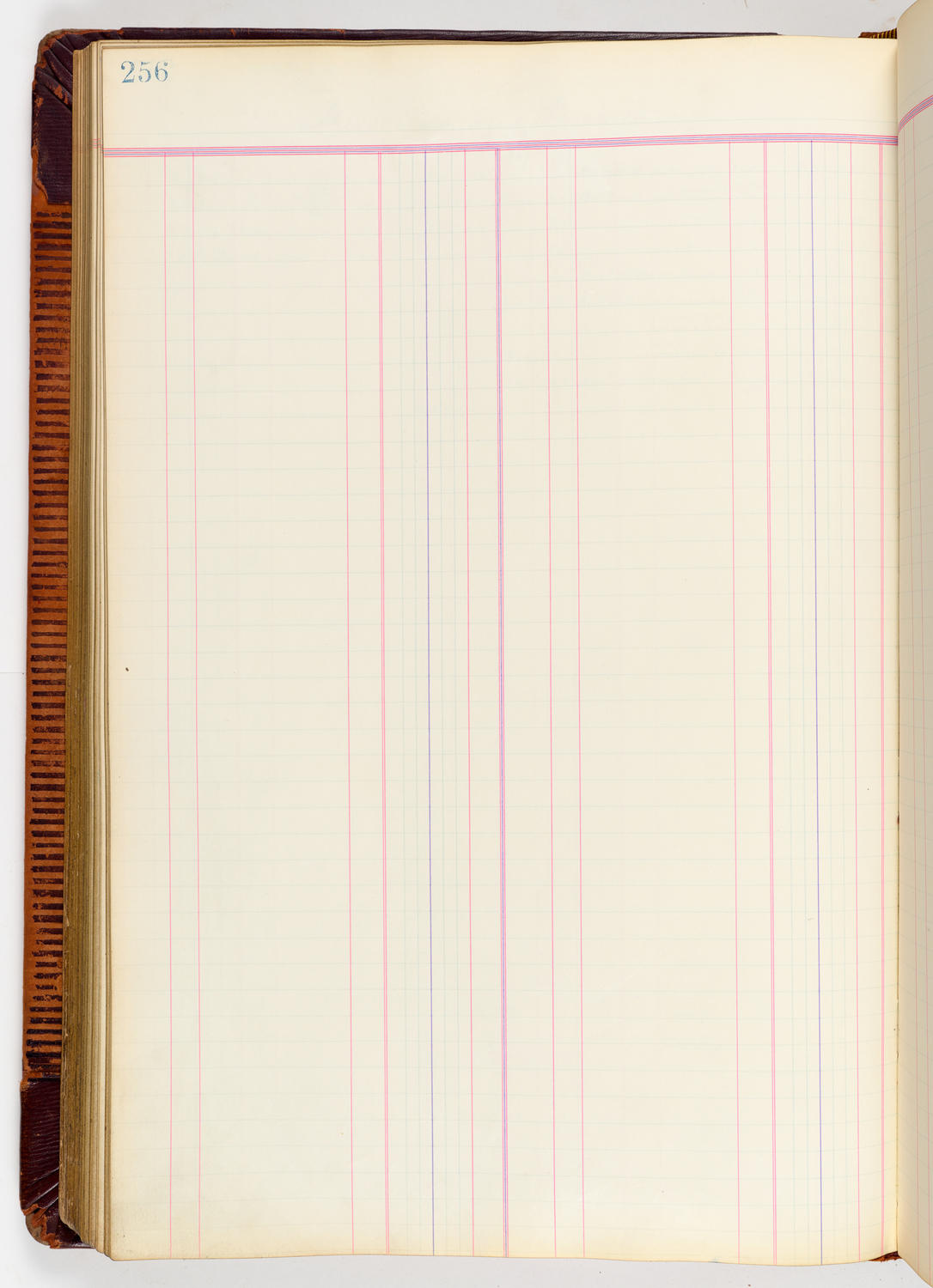 Music Hall Accounting Ledger, volume 3, page 256