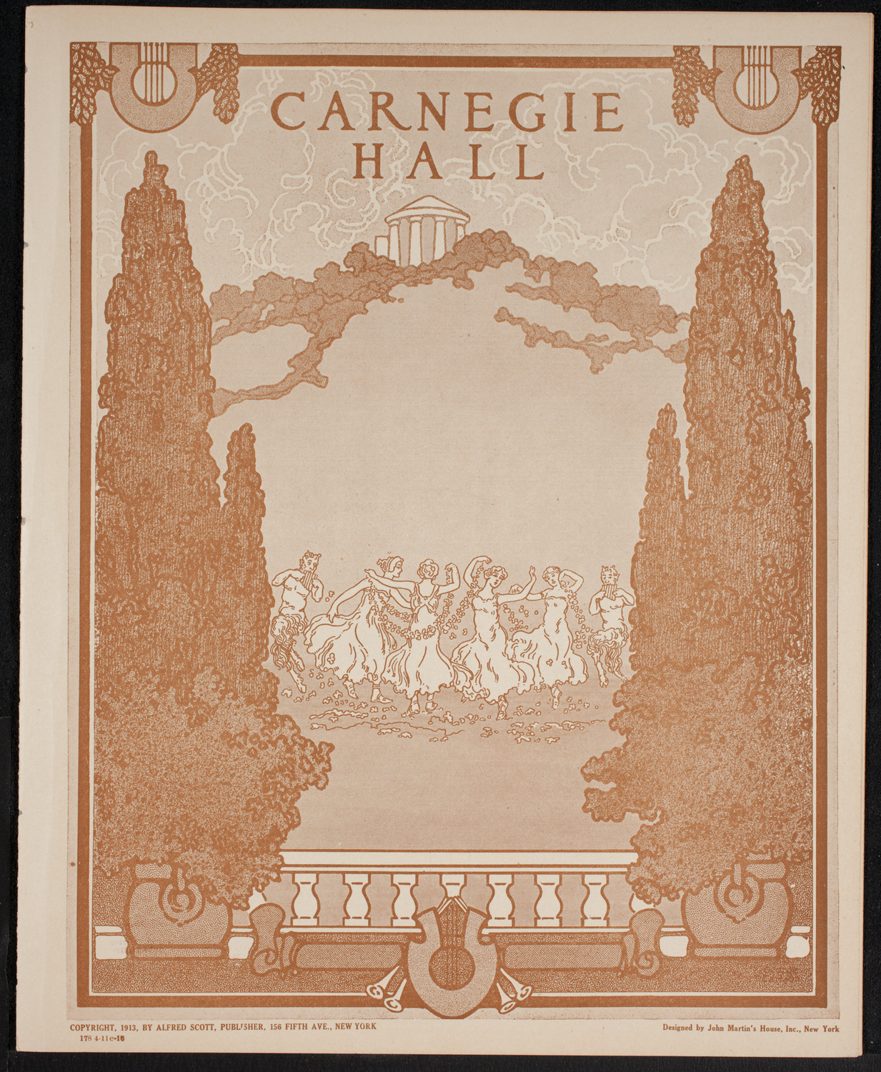 Columbia University Chorus, April 11, 1916, program page 1