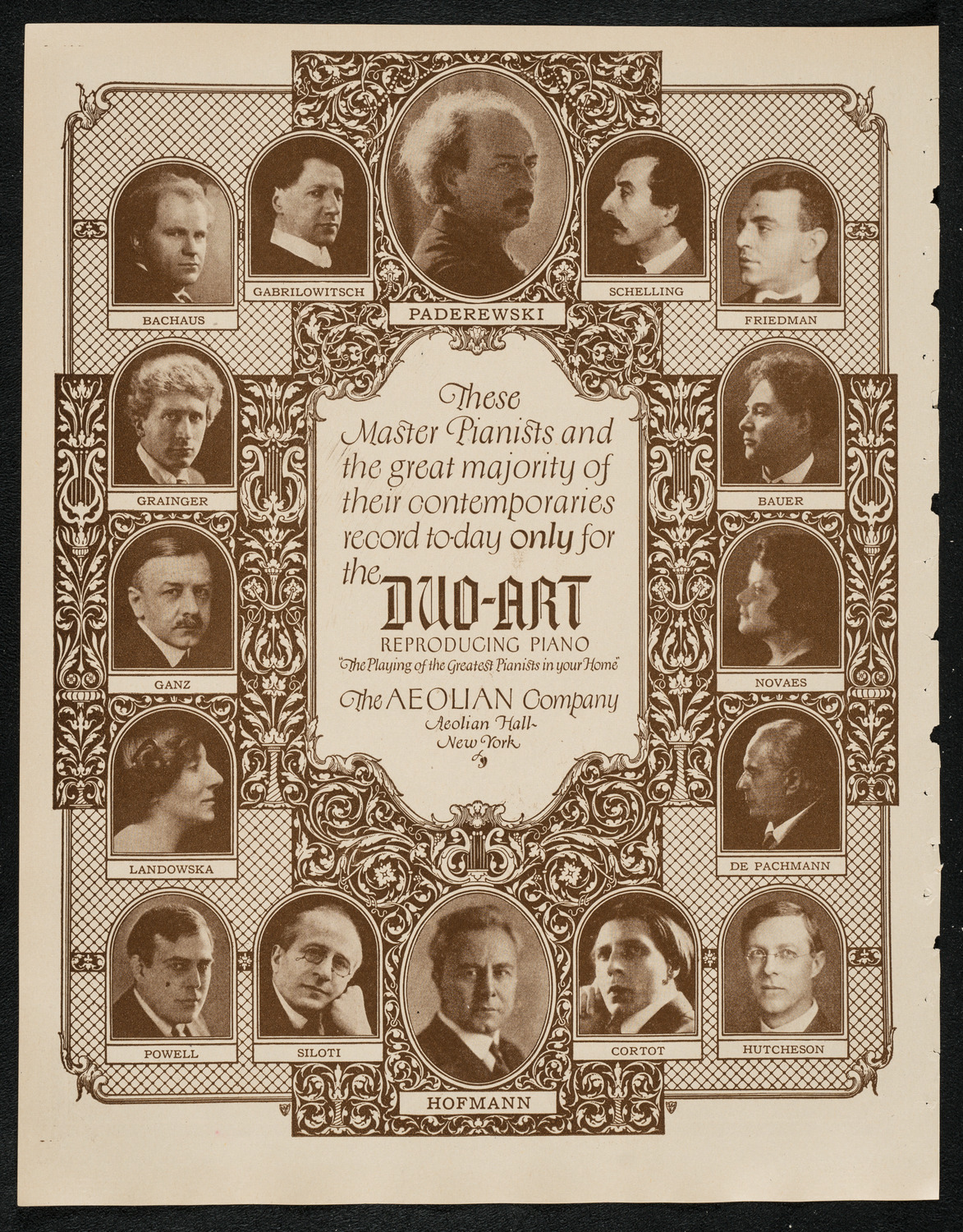 Dusolina Giannini, Soprano, and Mischa Levitzki, Piano, April 4, 1924, program page 2