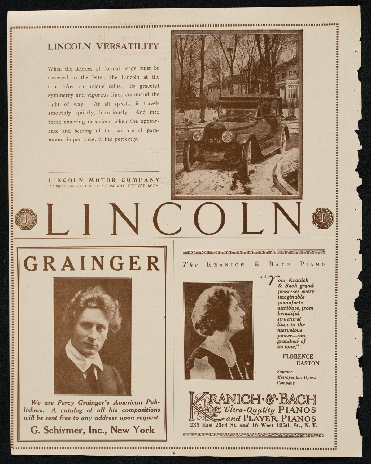 Symphony Concert for Young People, January 26, 1924, program page 6