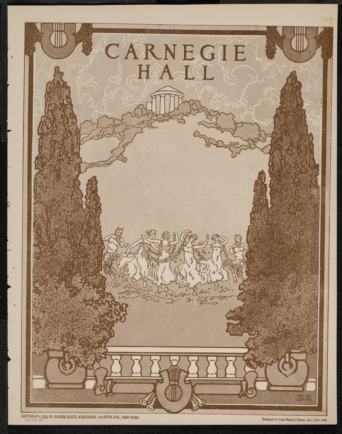 Students of the Malkin Music School, May 8, 1921, program page 1