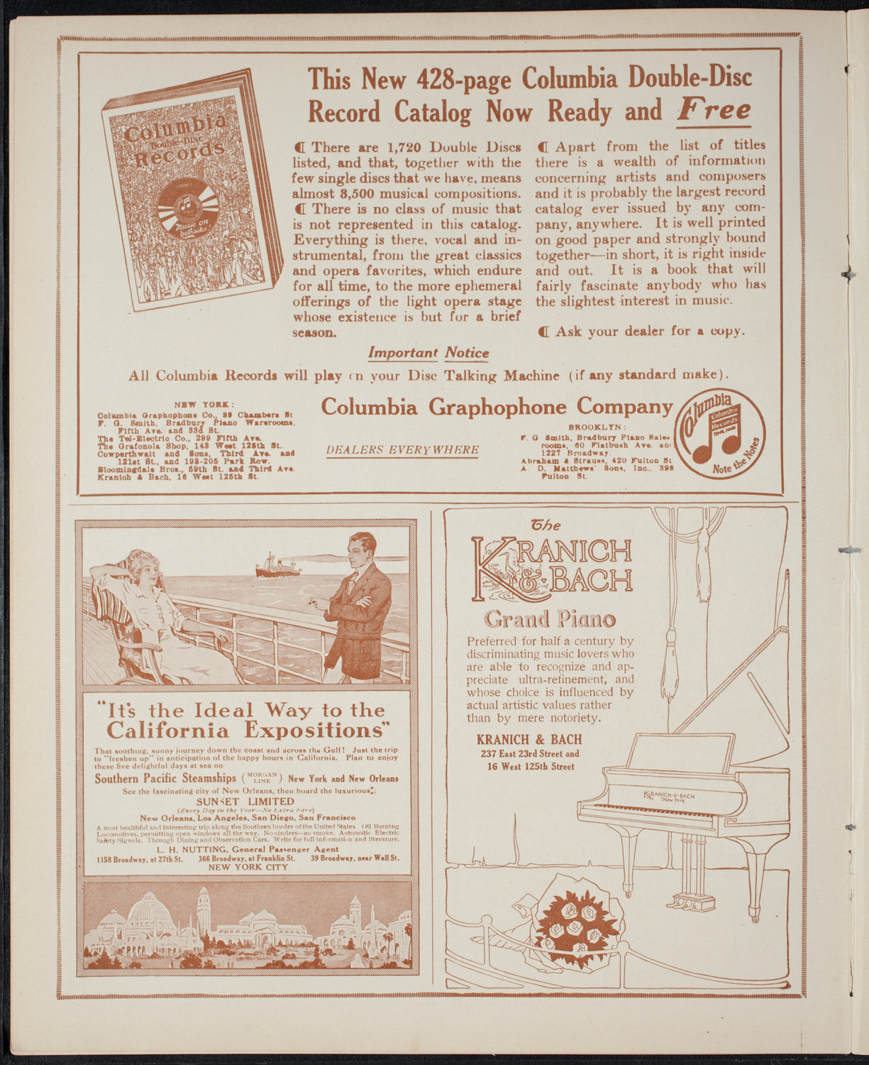 Graduation: Columbia University College of Pharmacy, May 13, 1915, program page 6