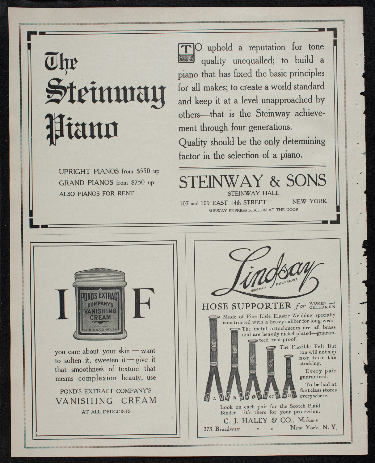 Elmendorf Lecture: The Pacific Coast, November 4, 1912, program page 4