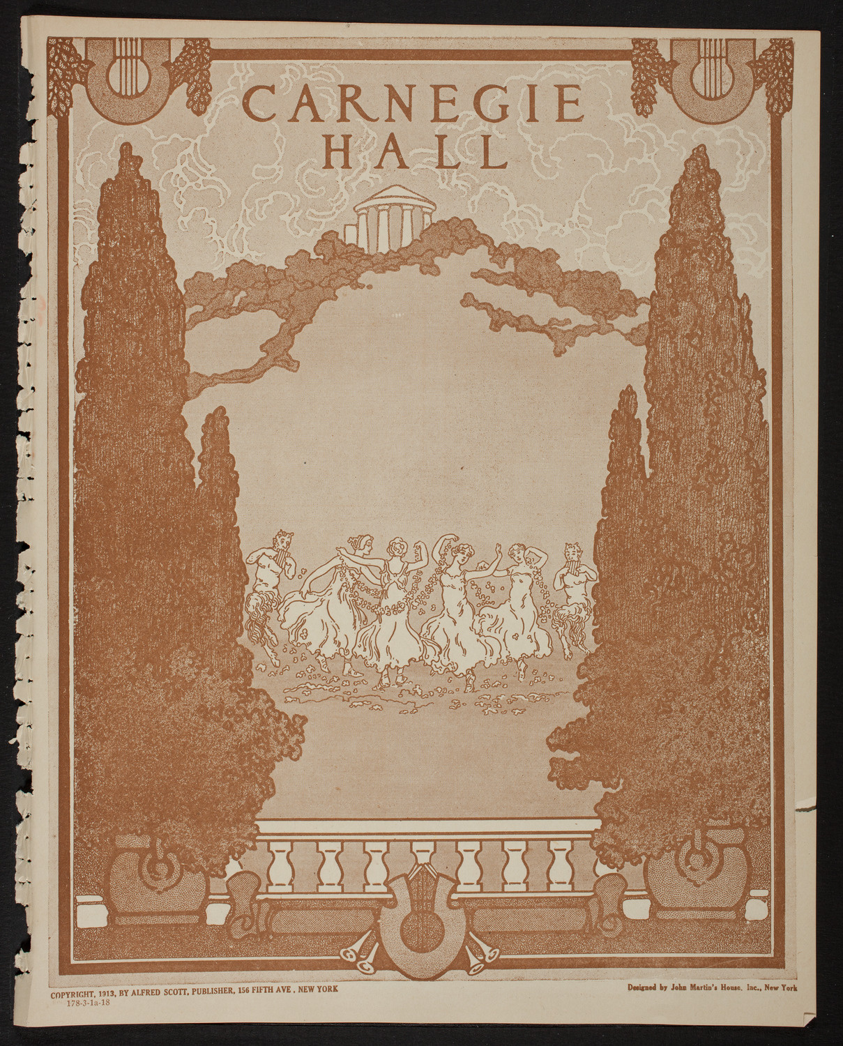 New York Philharmonic, March 1, 1918, program page 1