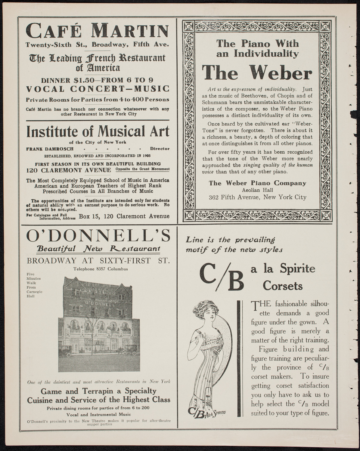 Volpe Symphony Society of New York, March 19, 1911, program page 6