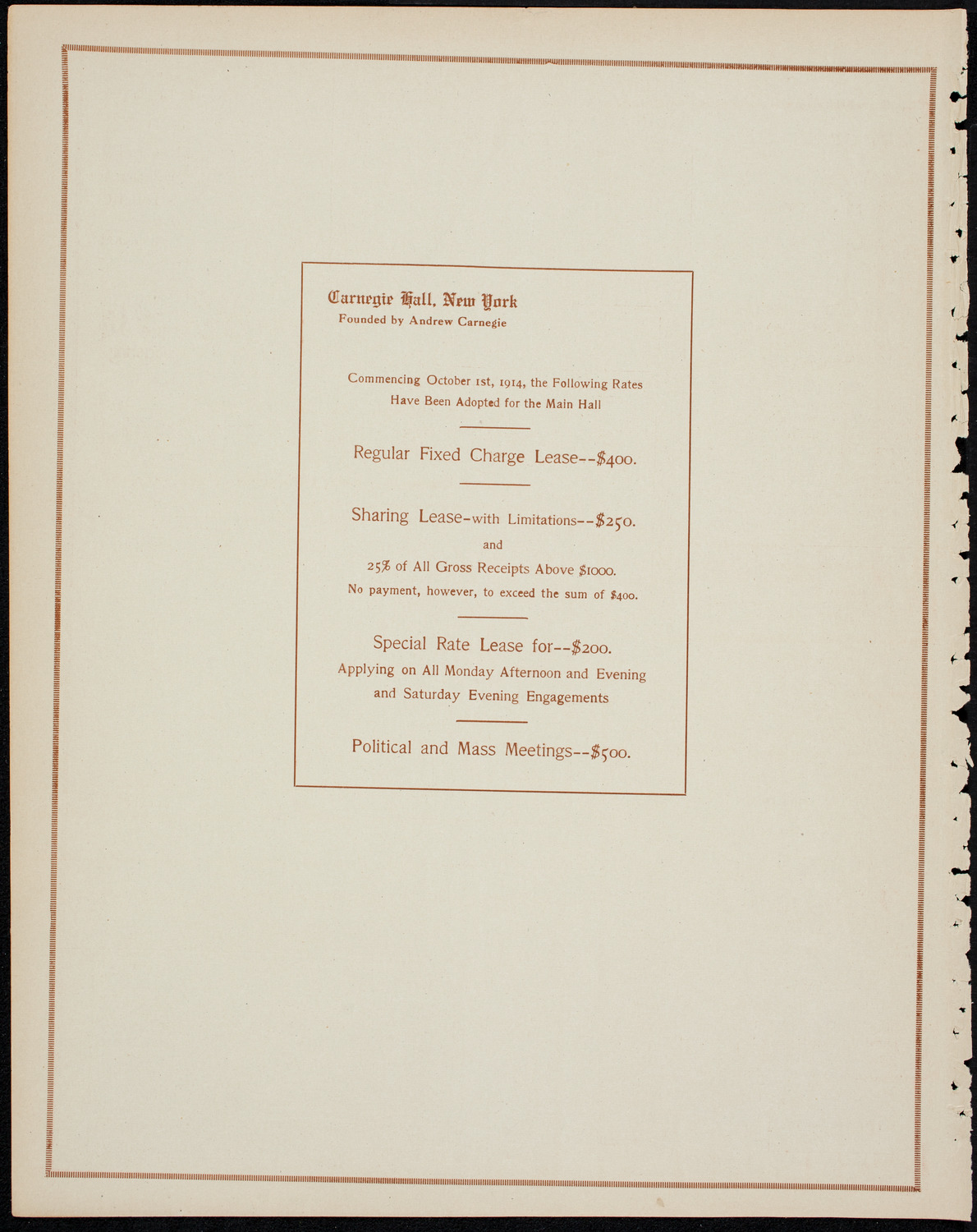 Graduation: Manhattan College, June 16, 1914, program page 10