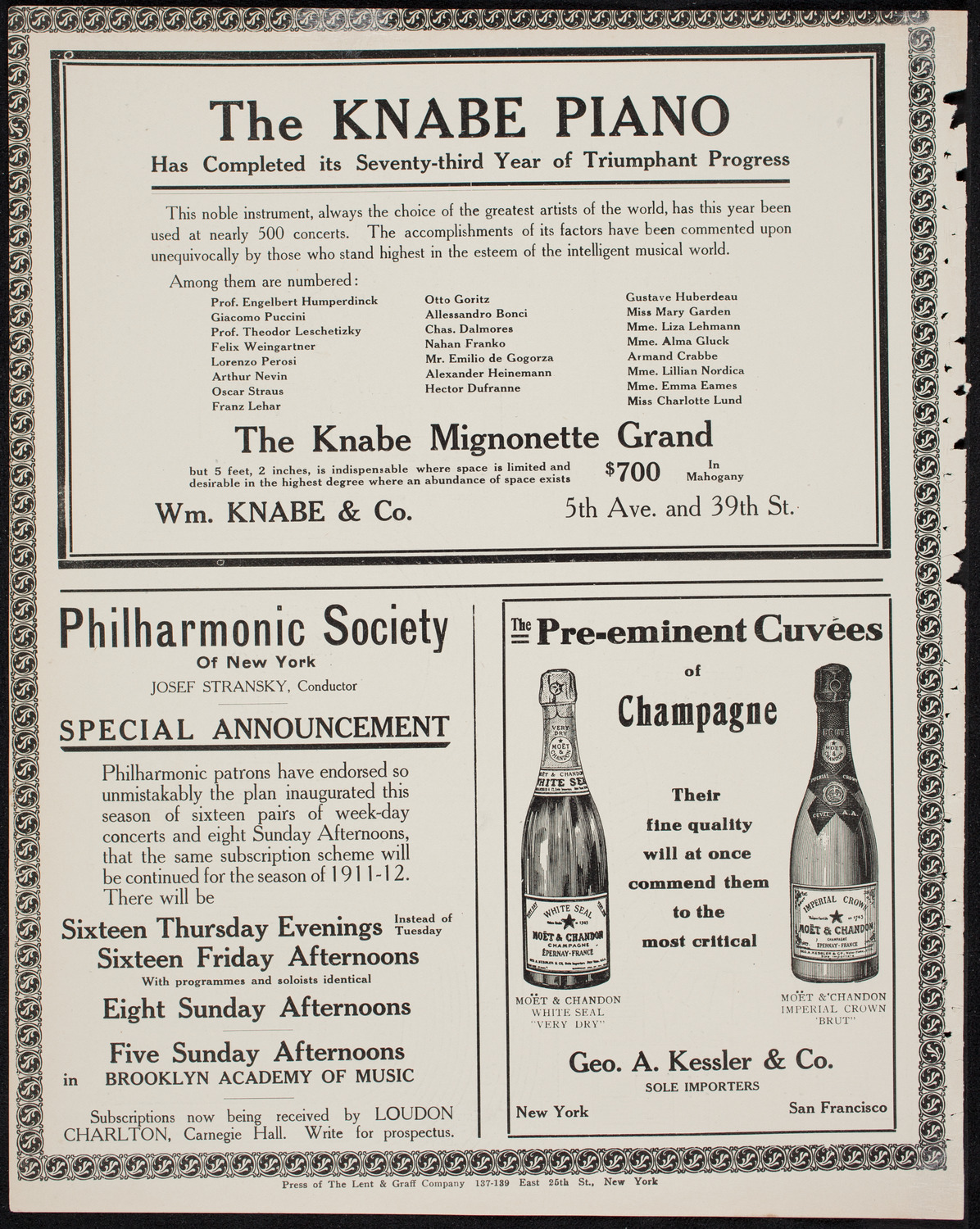 Graduation: Packard Commercial School, May 25, 1911, program page 12