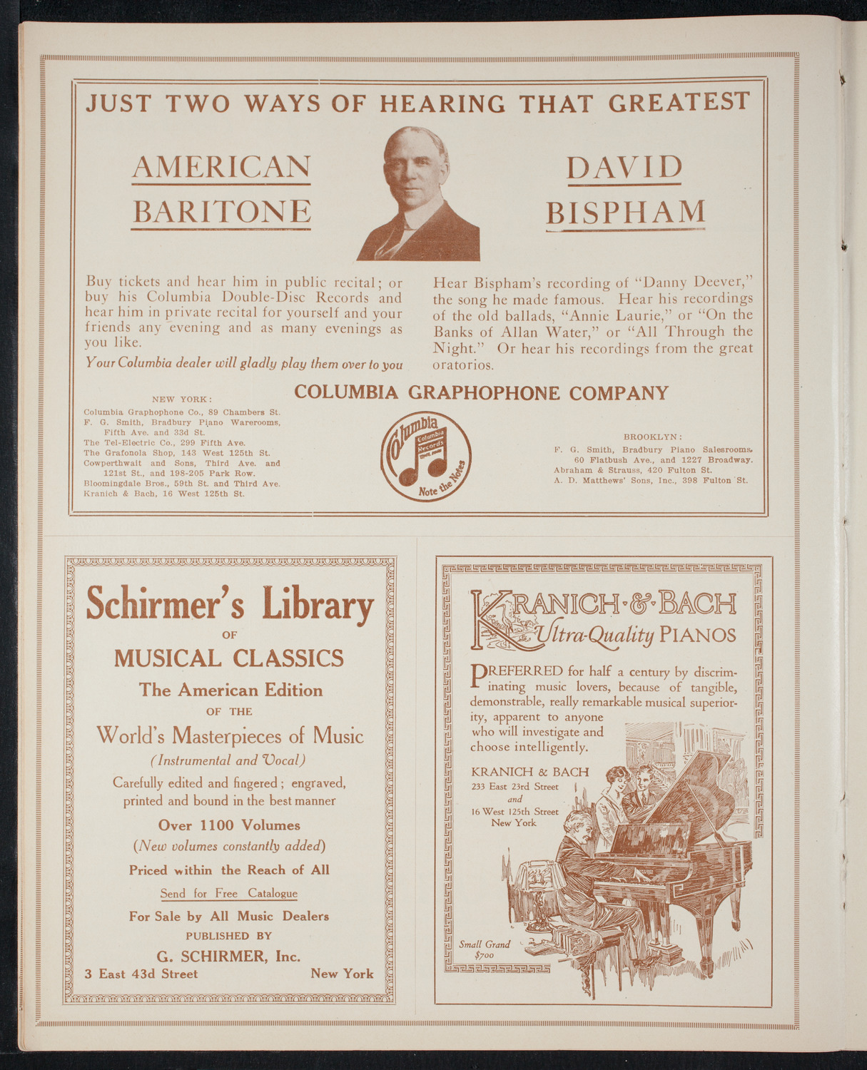 Columbus Day Celebration, October 12, 1915, program page 6