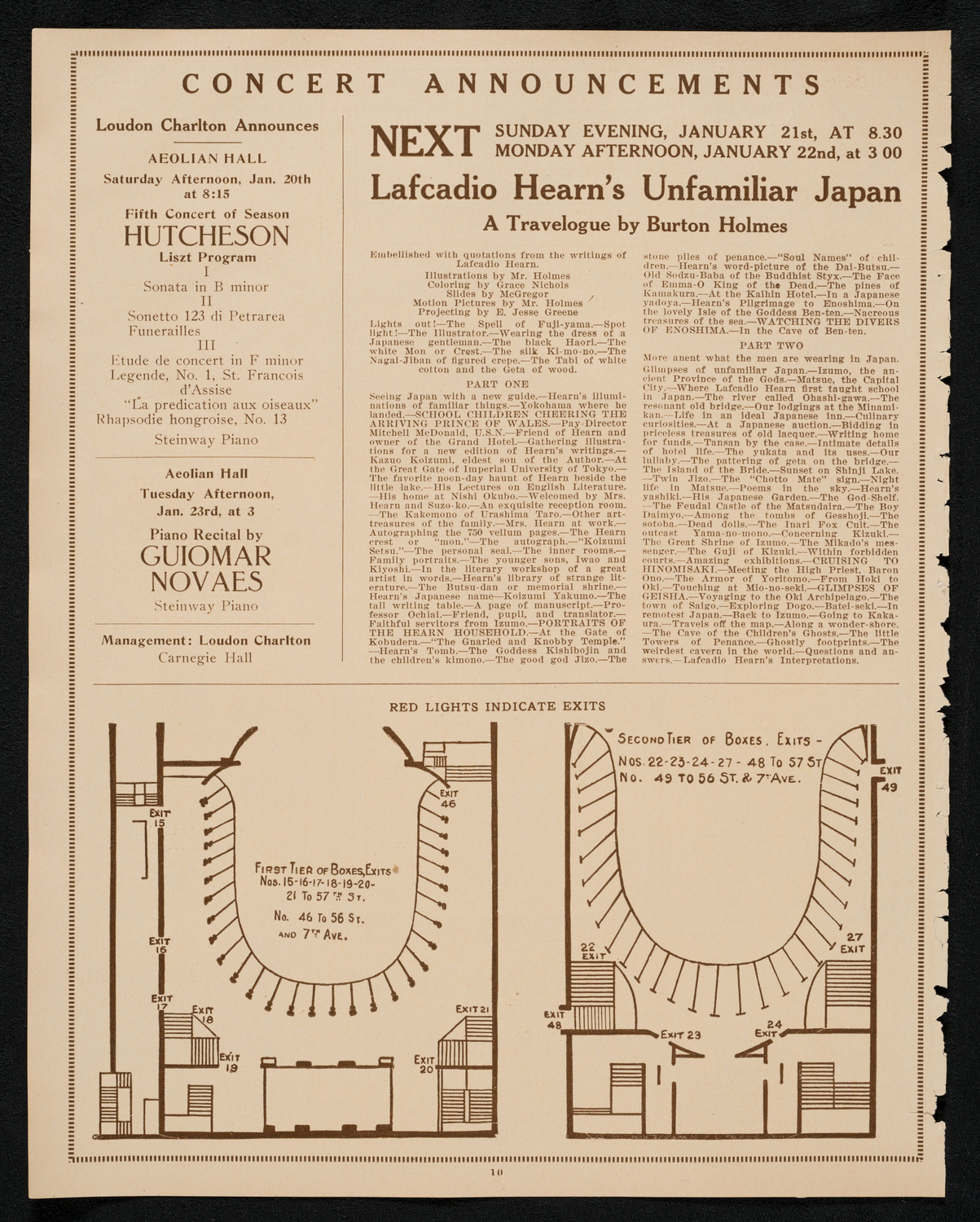 Burton Holmes Travelogue: Into China, January 14, 1923, program page 10