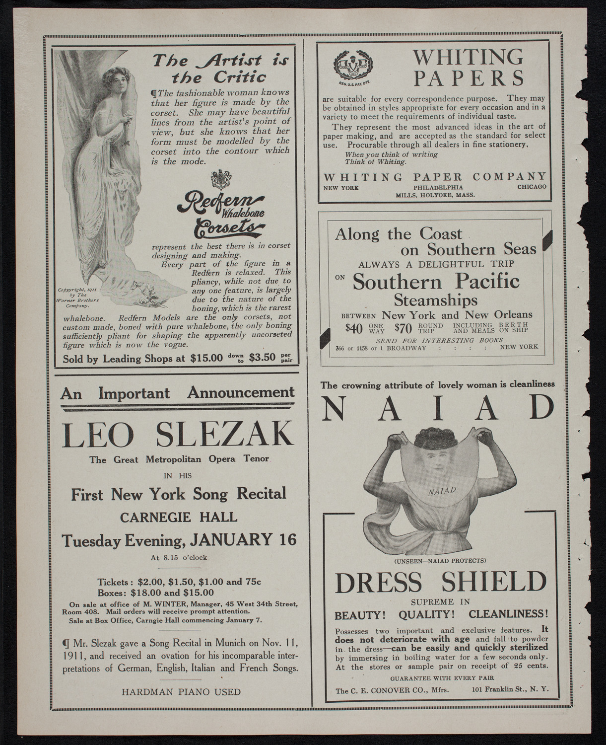 Symphony Concert for Young People, December 16, 1911, program page 2