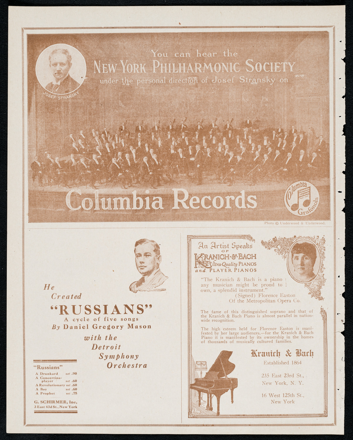 New York Symphony Orchestra, December 9, 1920, program page 6