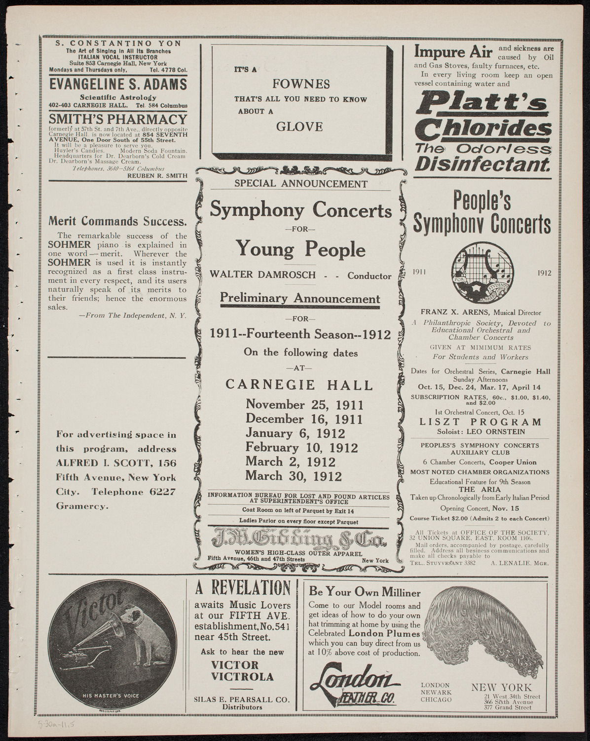 Wartburg Orphans' Farm School Juvenile Orchestra, May 30, 1911, program page 9