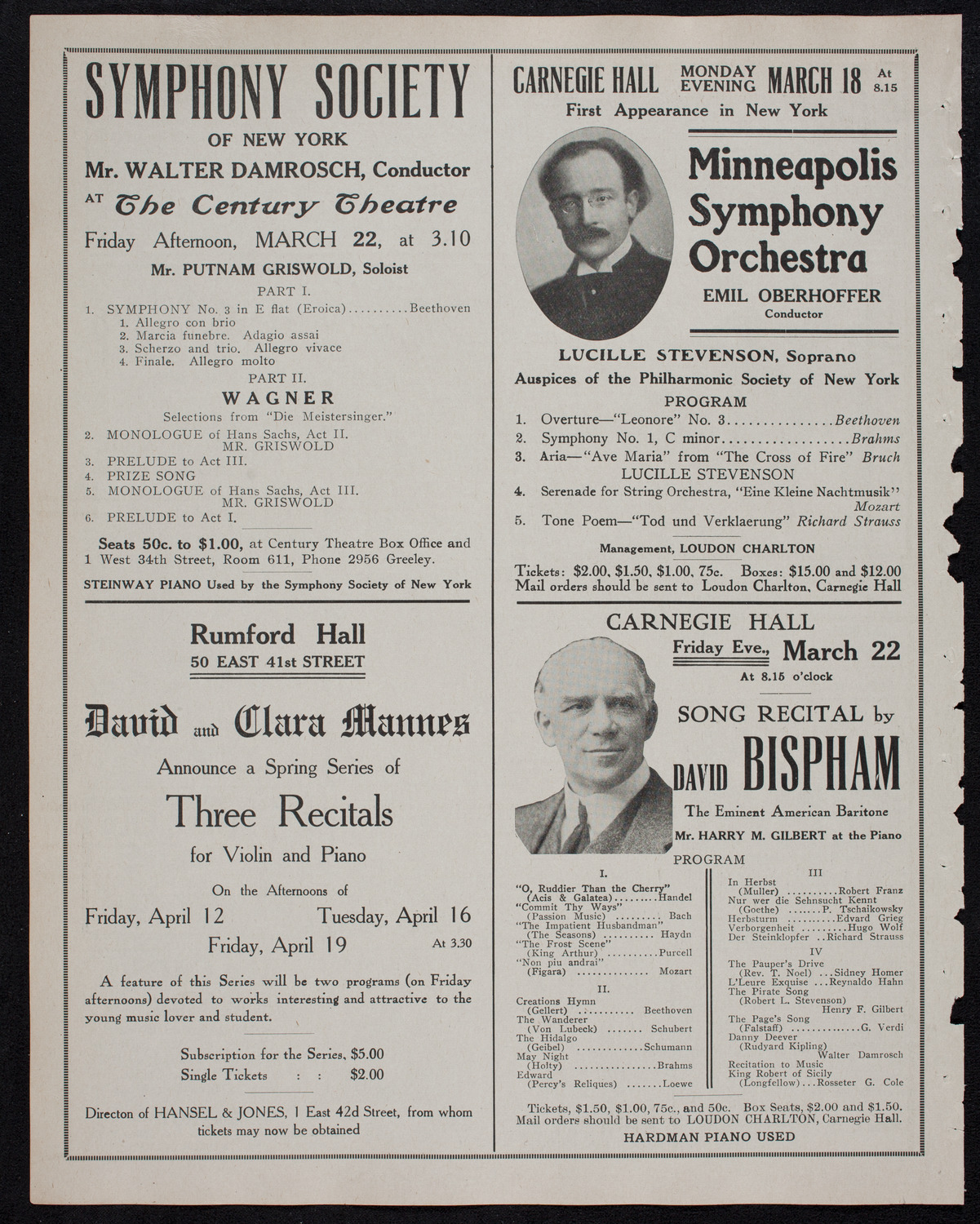 Newman Traveltalks: Moscow and St. Petersburg, March 17, 1912, program page 10