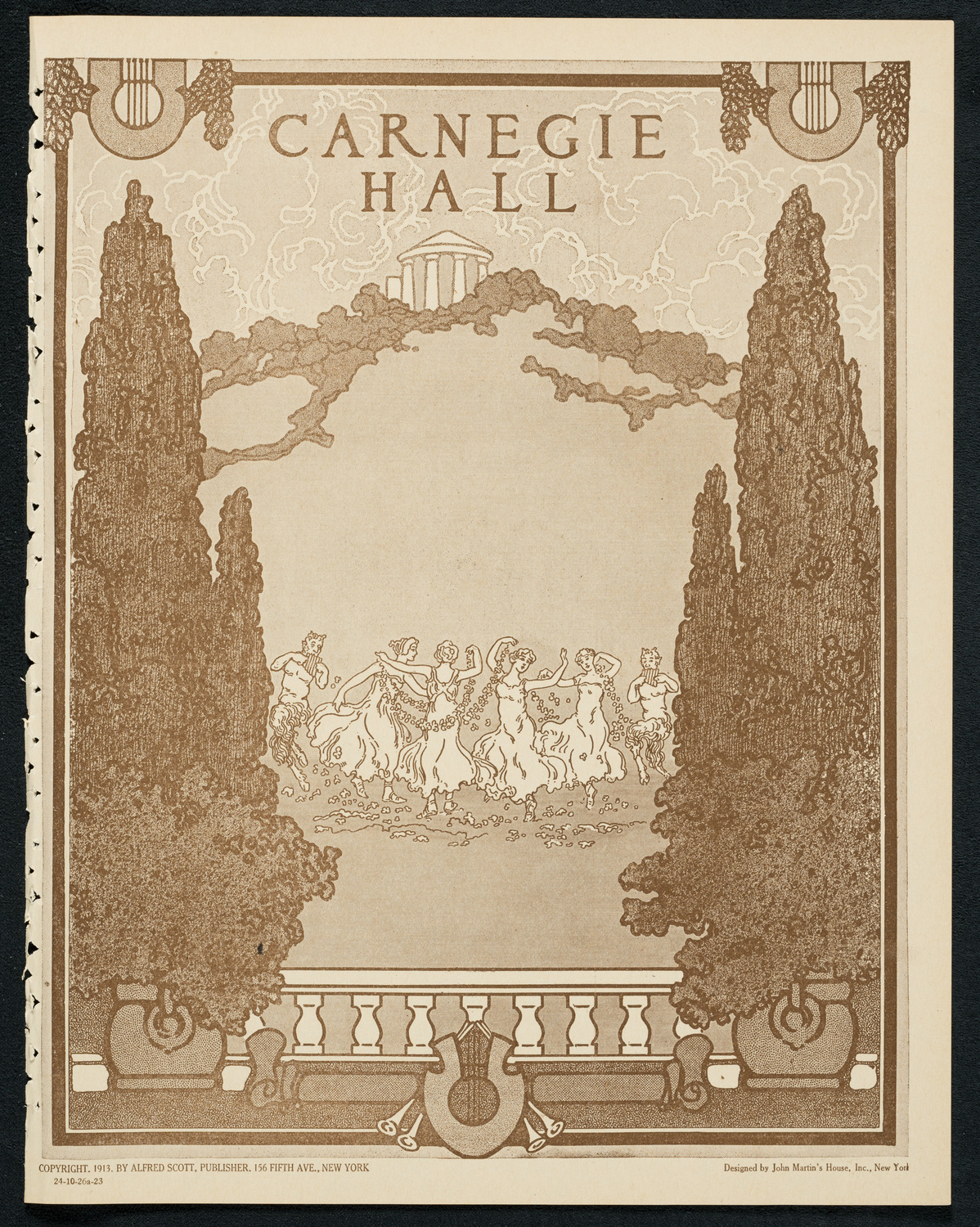 New York Philharmonic, October 26, 1923, program page 1