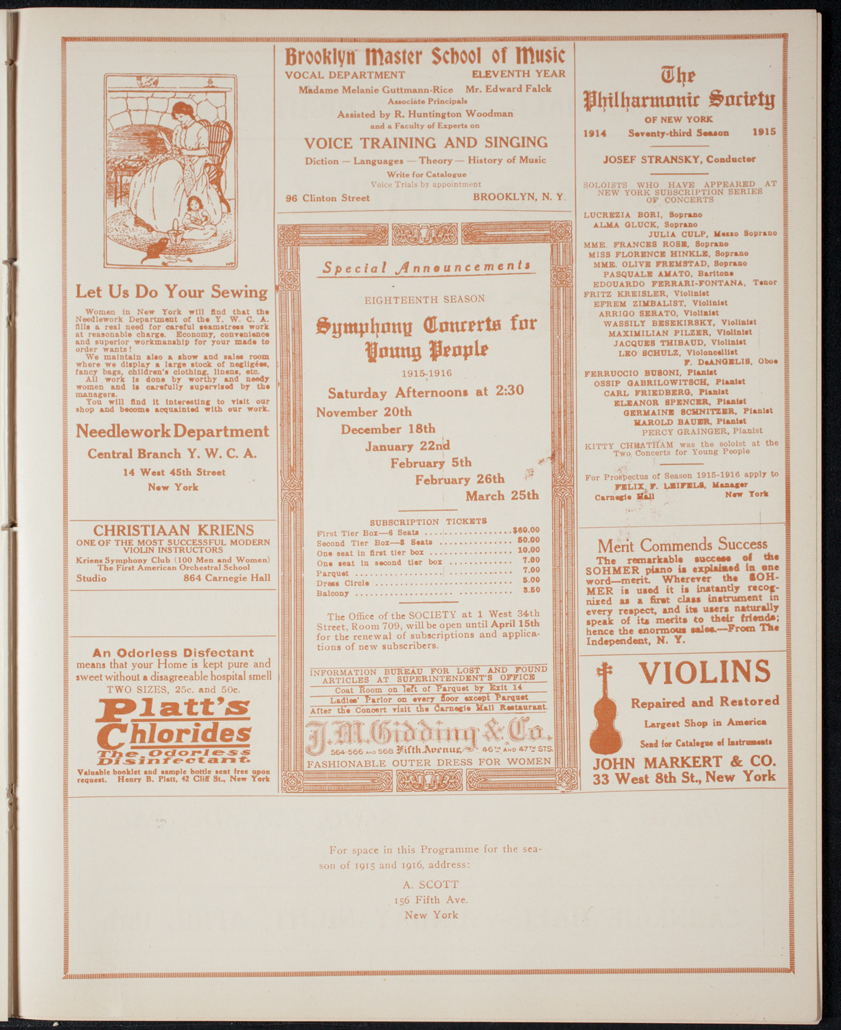Illustrated Traveltalk: Germany, April 6, 1915, program page 9