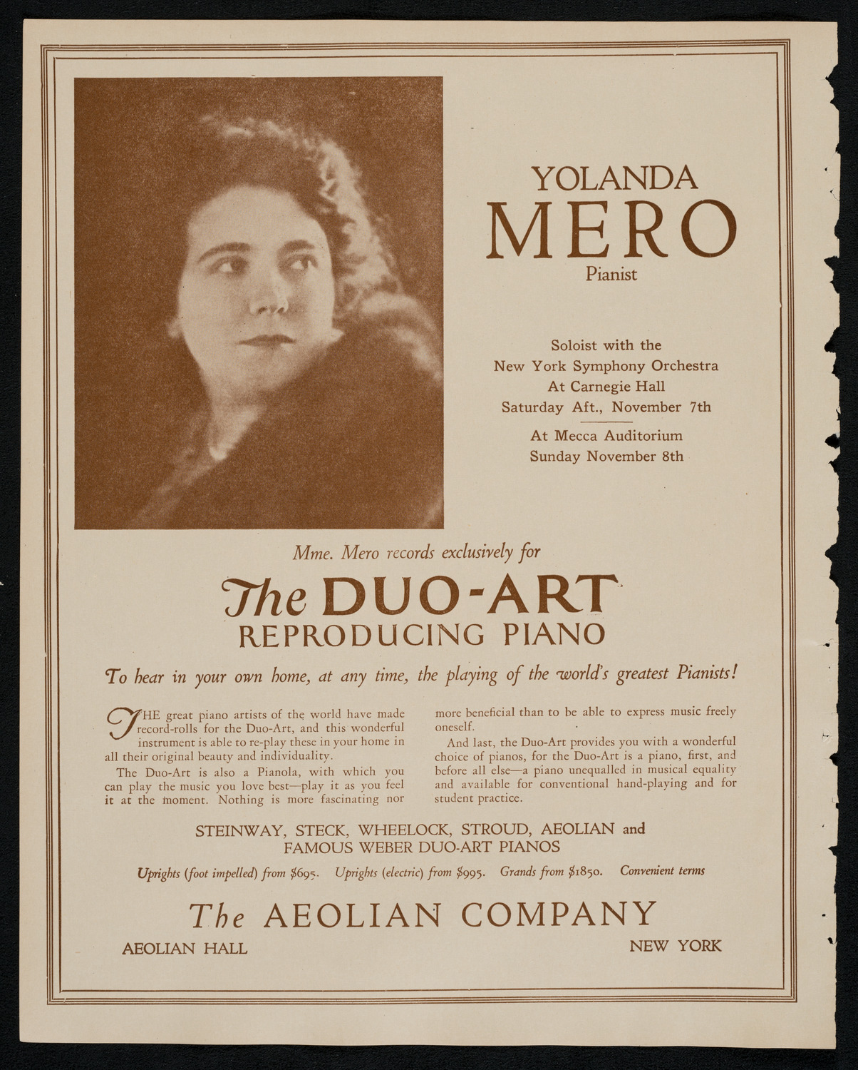 Symphony Concert for Young People, November 7, 1925, program page 2