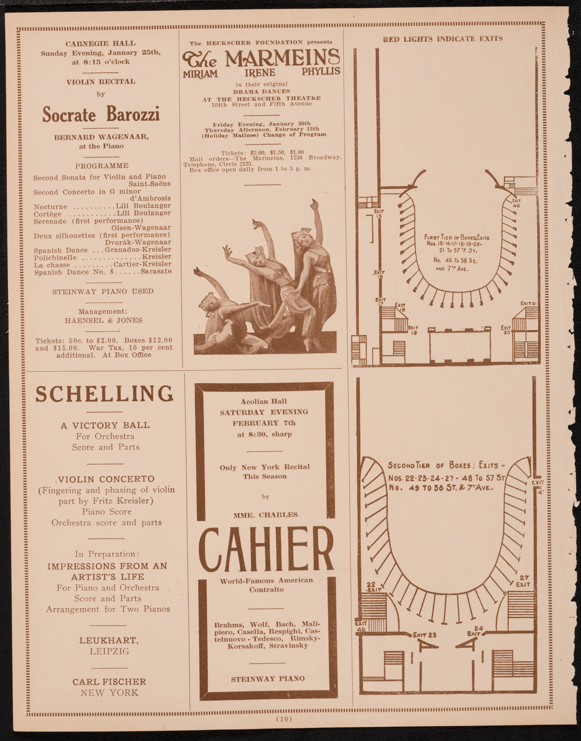 Symphony Concert for Young People, January 24, 1925, program page 10