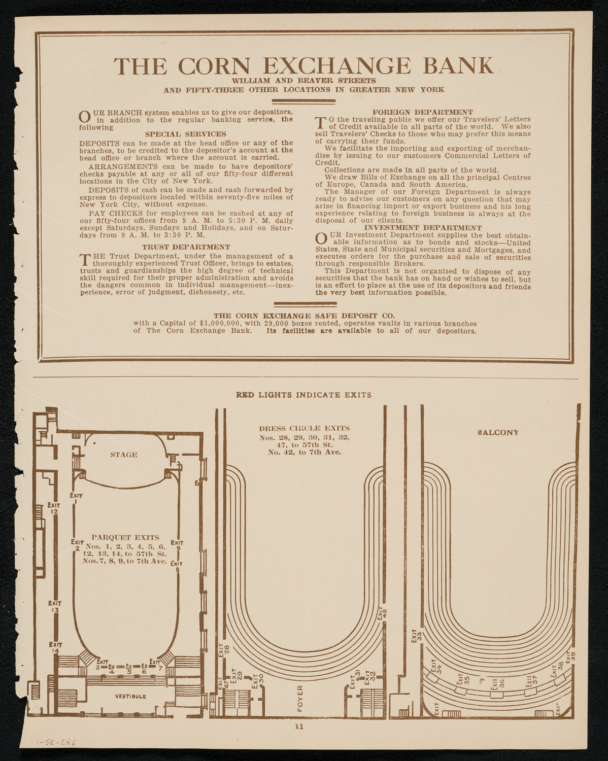 New York Philharmonic, January 5, 1924, program page 11
