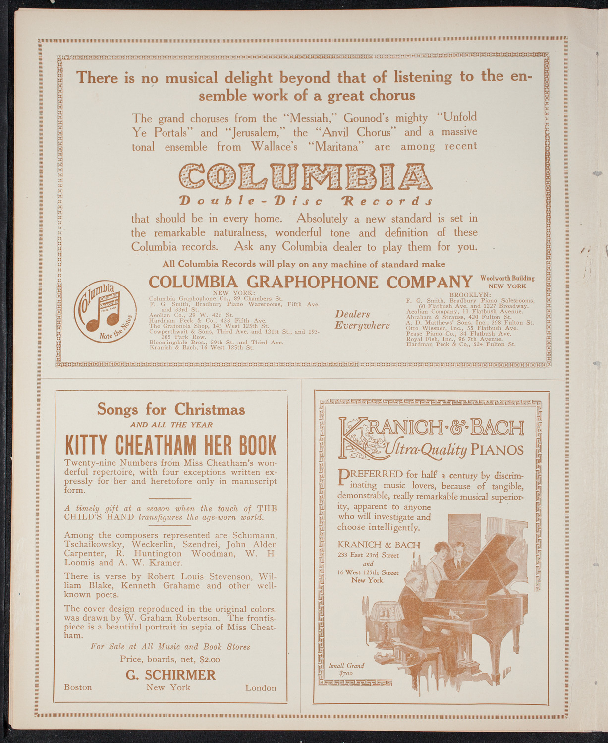 Concert and Meeting: American Jewish Relief Committee, December 21, 1915, program page 6