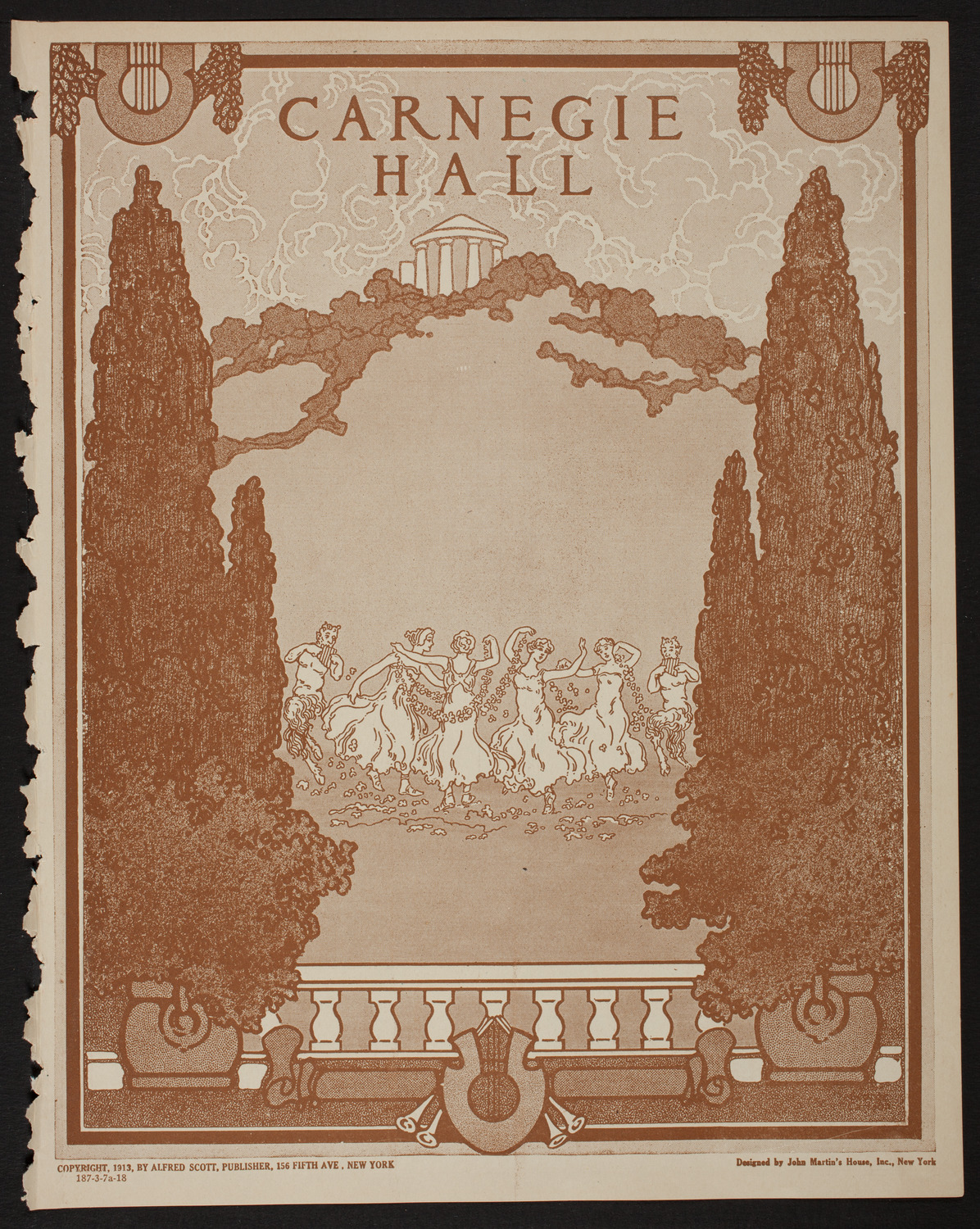 New York Symphony Orchestra, March 7, 1918, program page 1