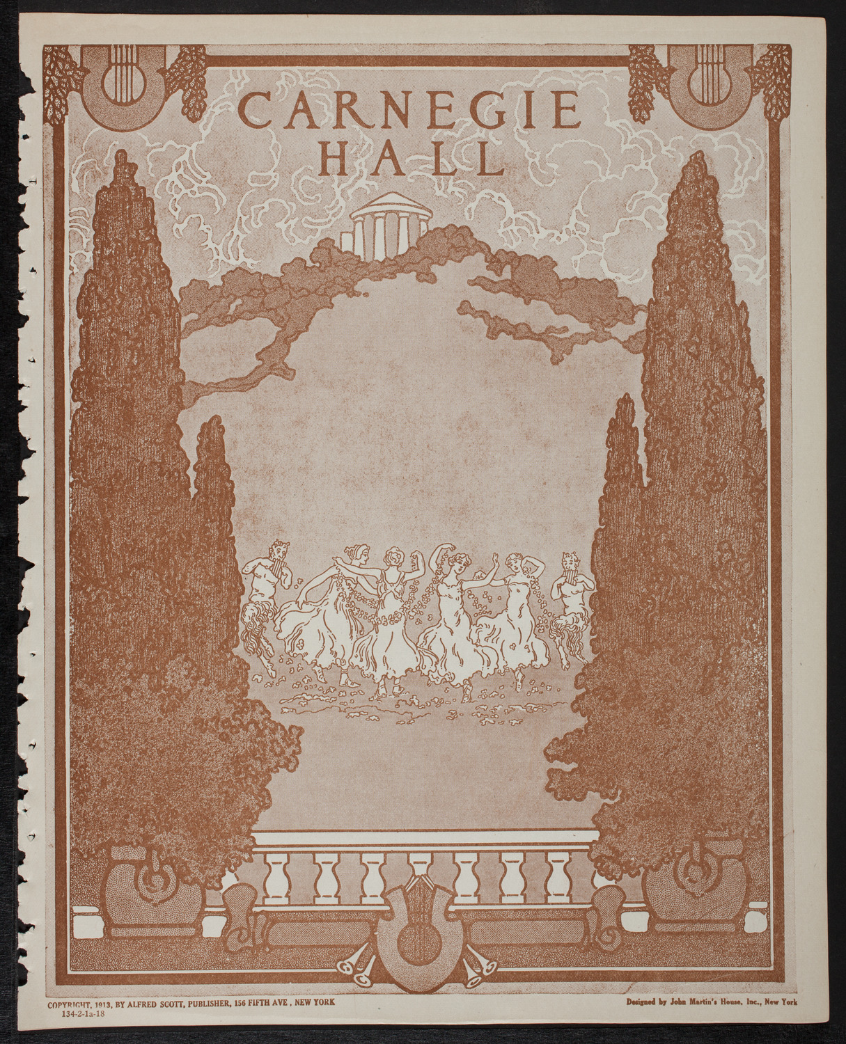 New York Philharmonic, February 1, 1918, program page 1