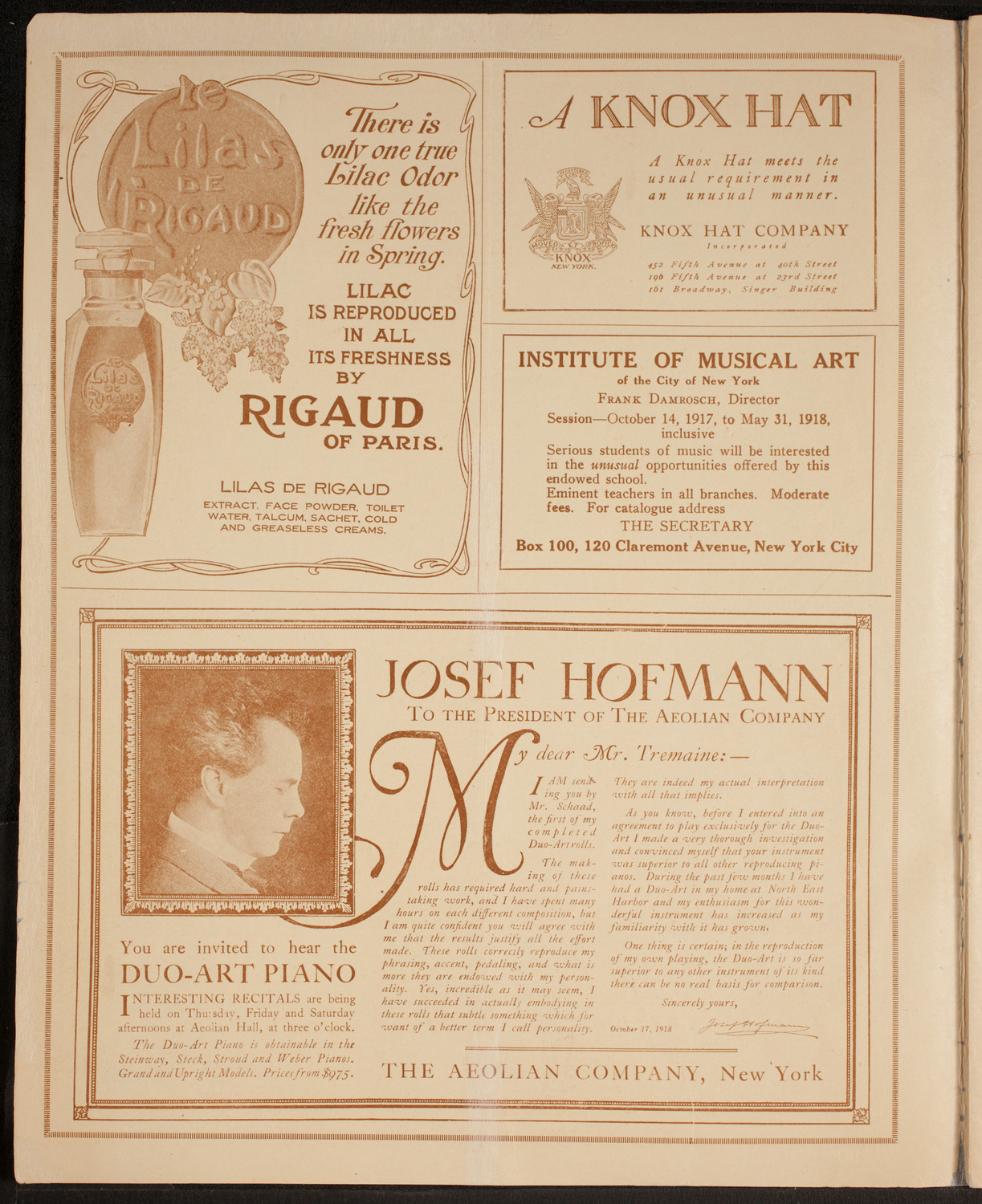 Anna Case, Soprano, January 20, 1919, program page 2