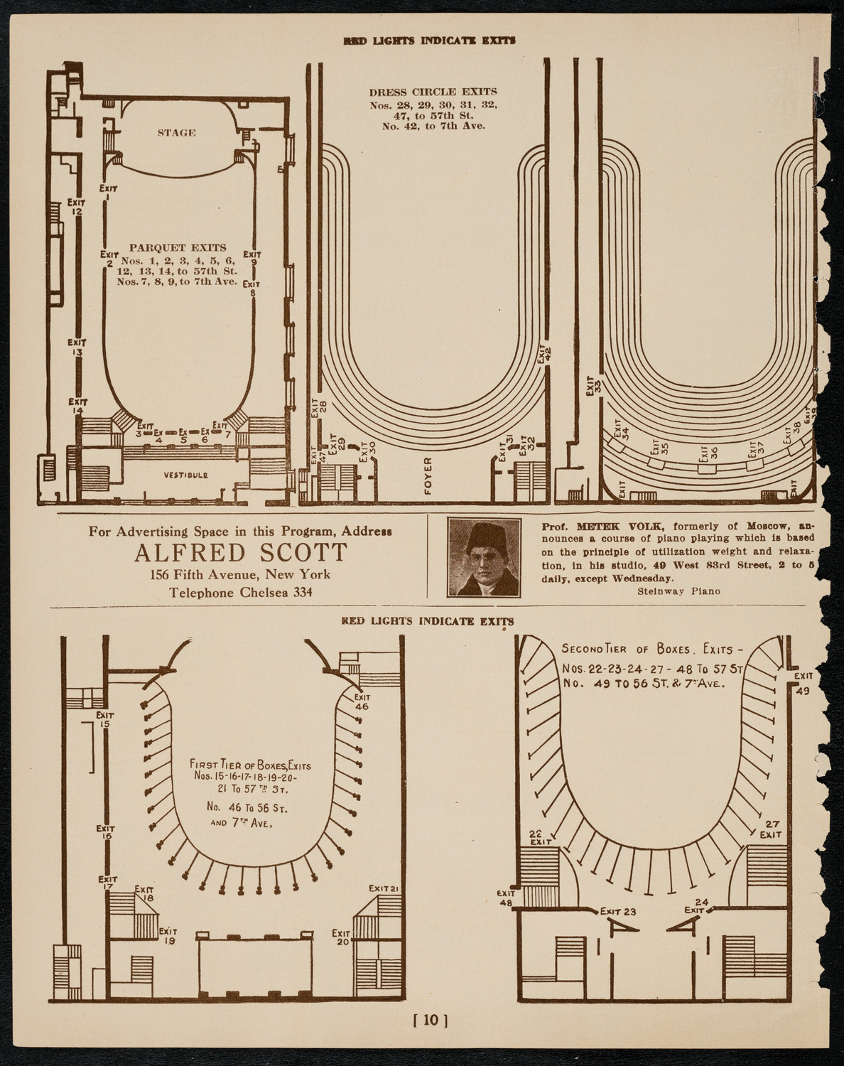 Frances Alda, Soprano, January 31, 1922, program page 10