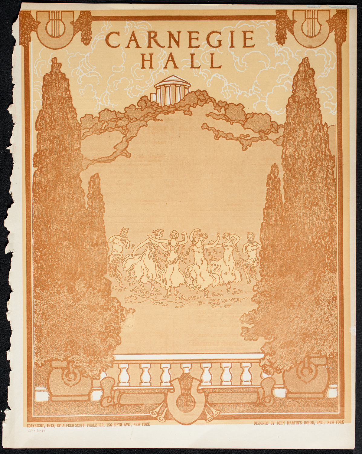 New York Symphony Orchestra: Beethoven Festival, March 7, 1914, program page 1