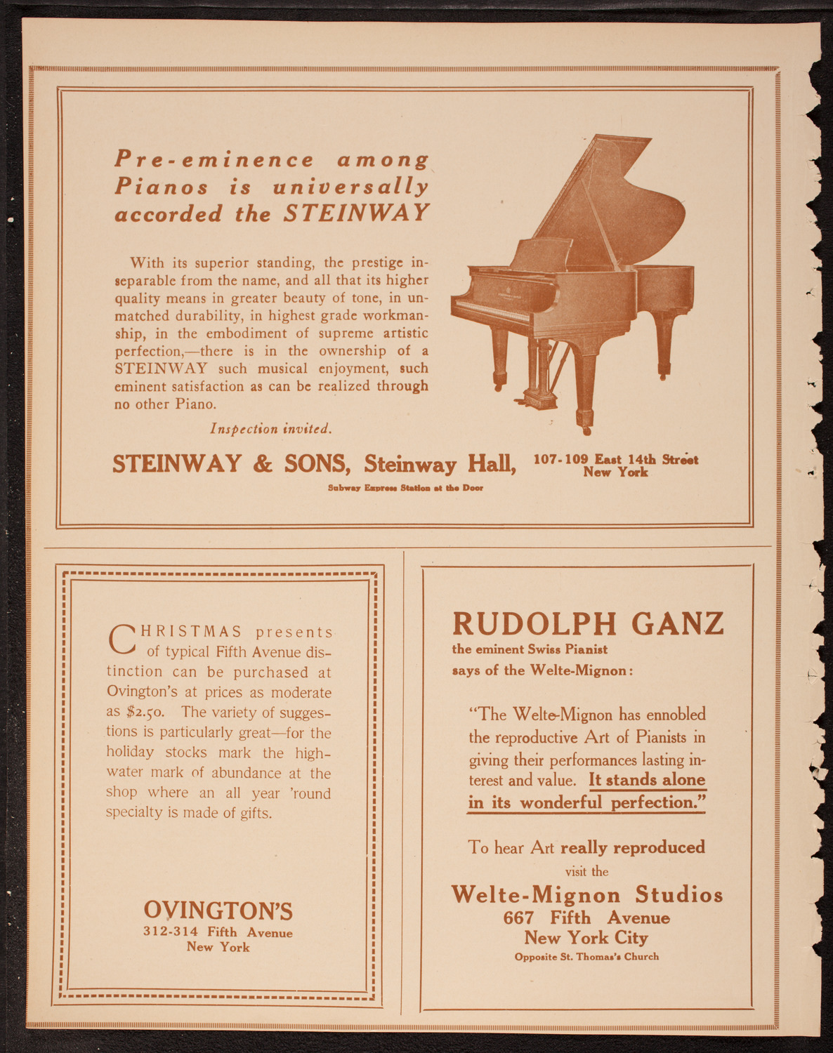 Boston Symphony Orchestra, December 7, 1917, program page 4