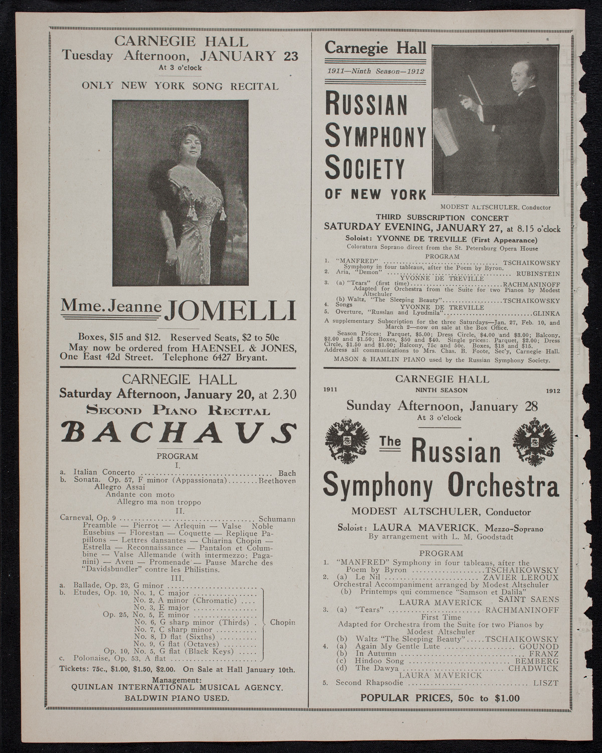 Burton Holmes Travelogue: Spain and Portugal, January 15, 1912, program page 10