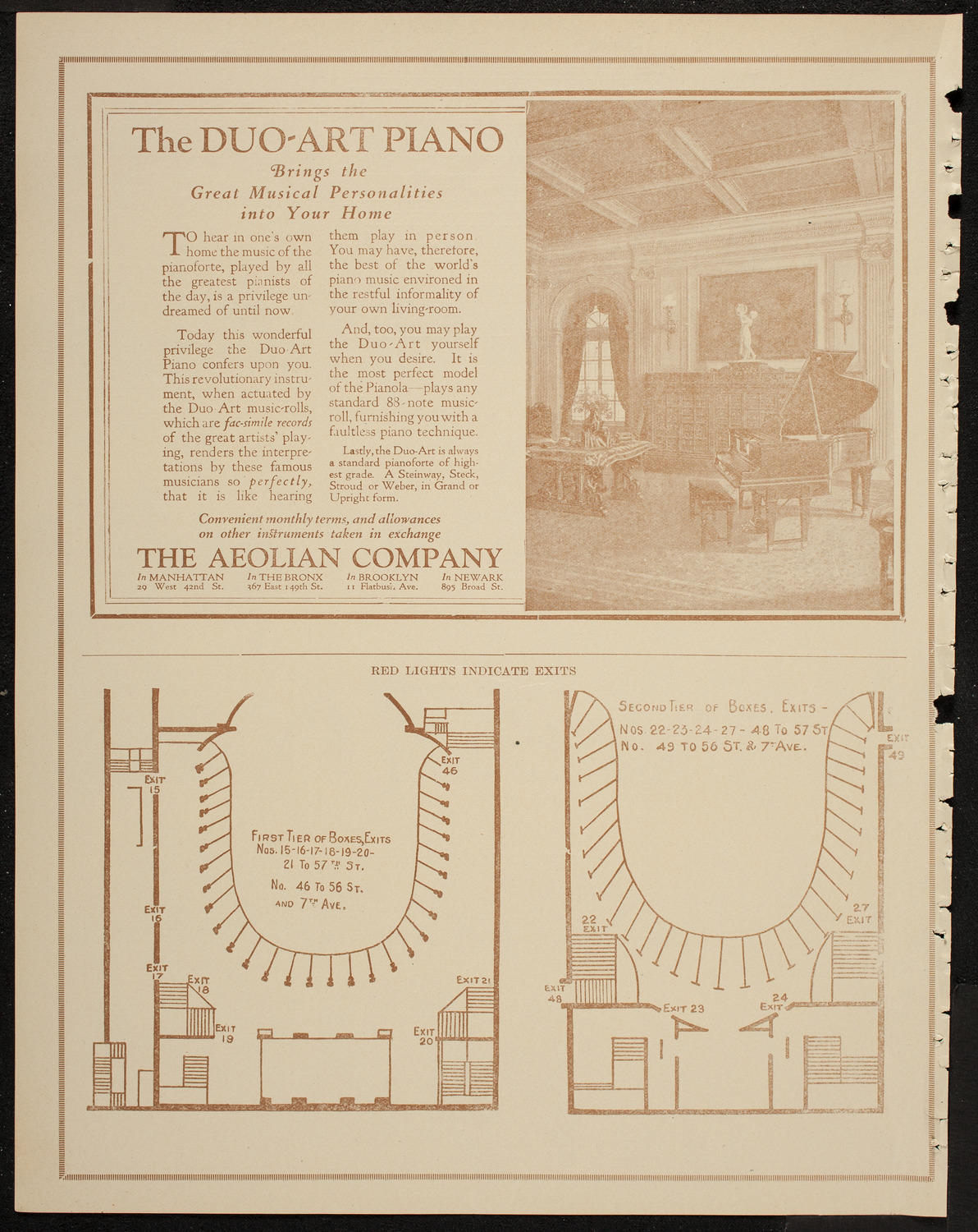 New Symphony Orchestra, April 16, 1920, program page 10