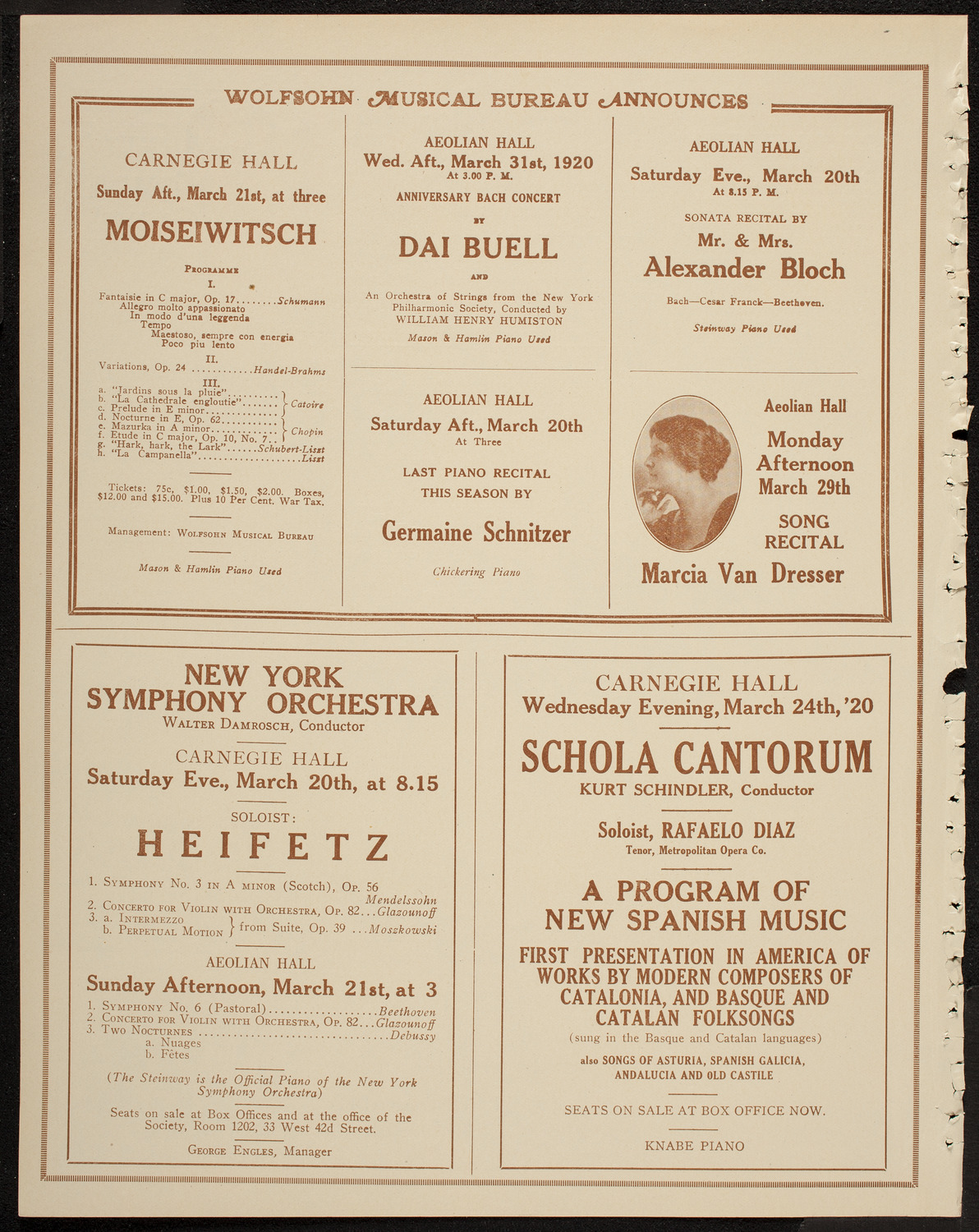 Mecca Temple Memorial Ceremony, March 19, 1920, program page 8