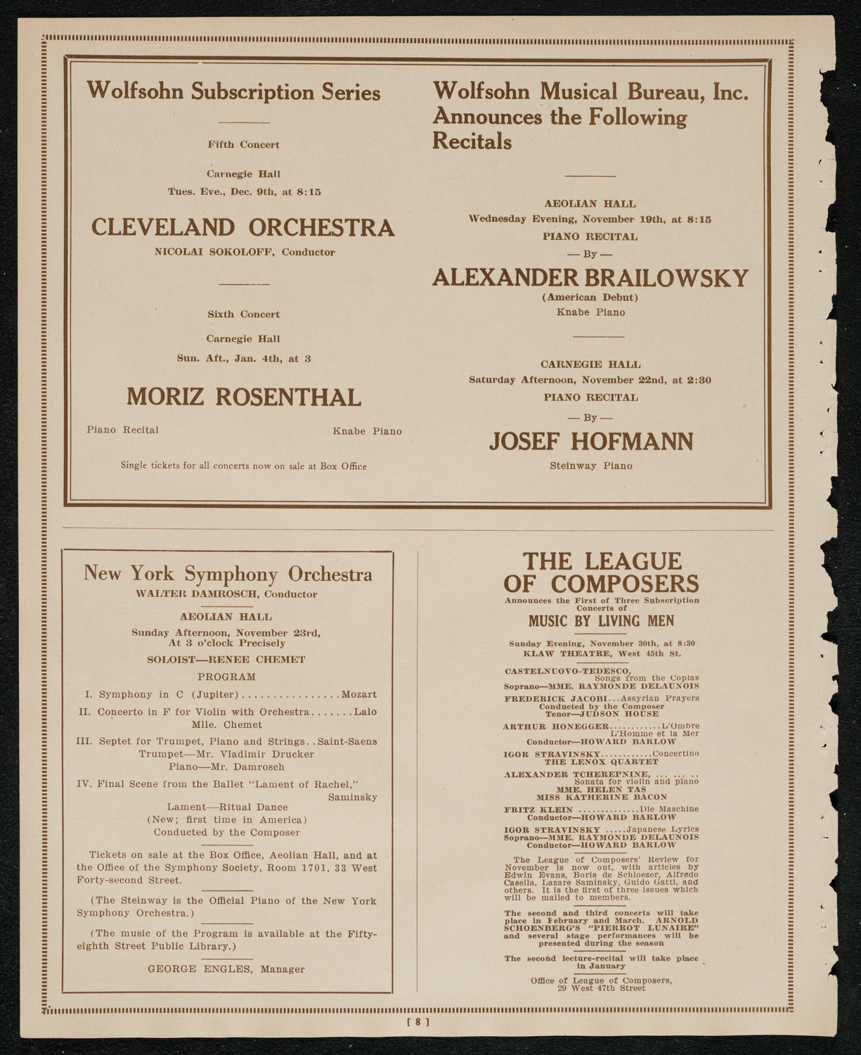 Newman Traveltalks: India, November 16, 1924, program page 8