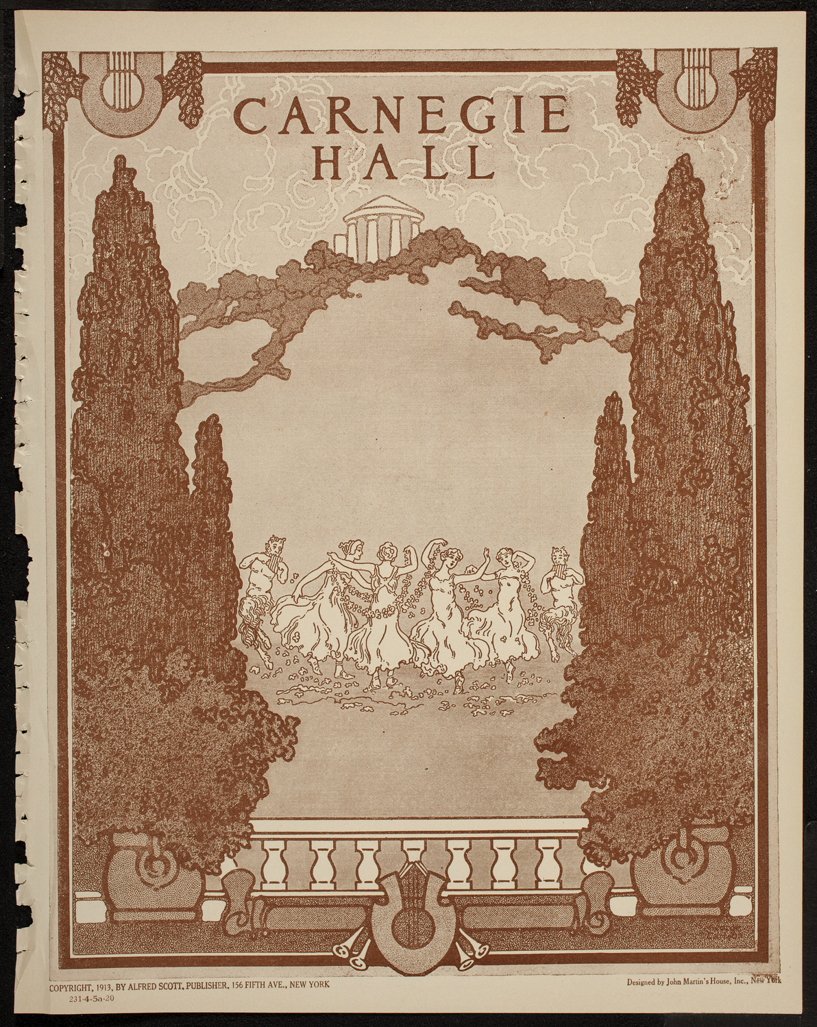 Film: Alice in Wonderland, April 5, 1920, program page 1